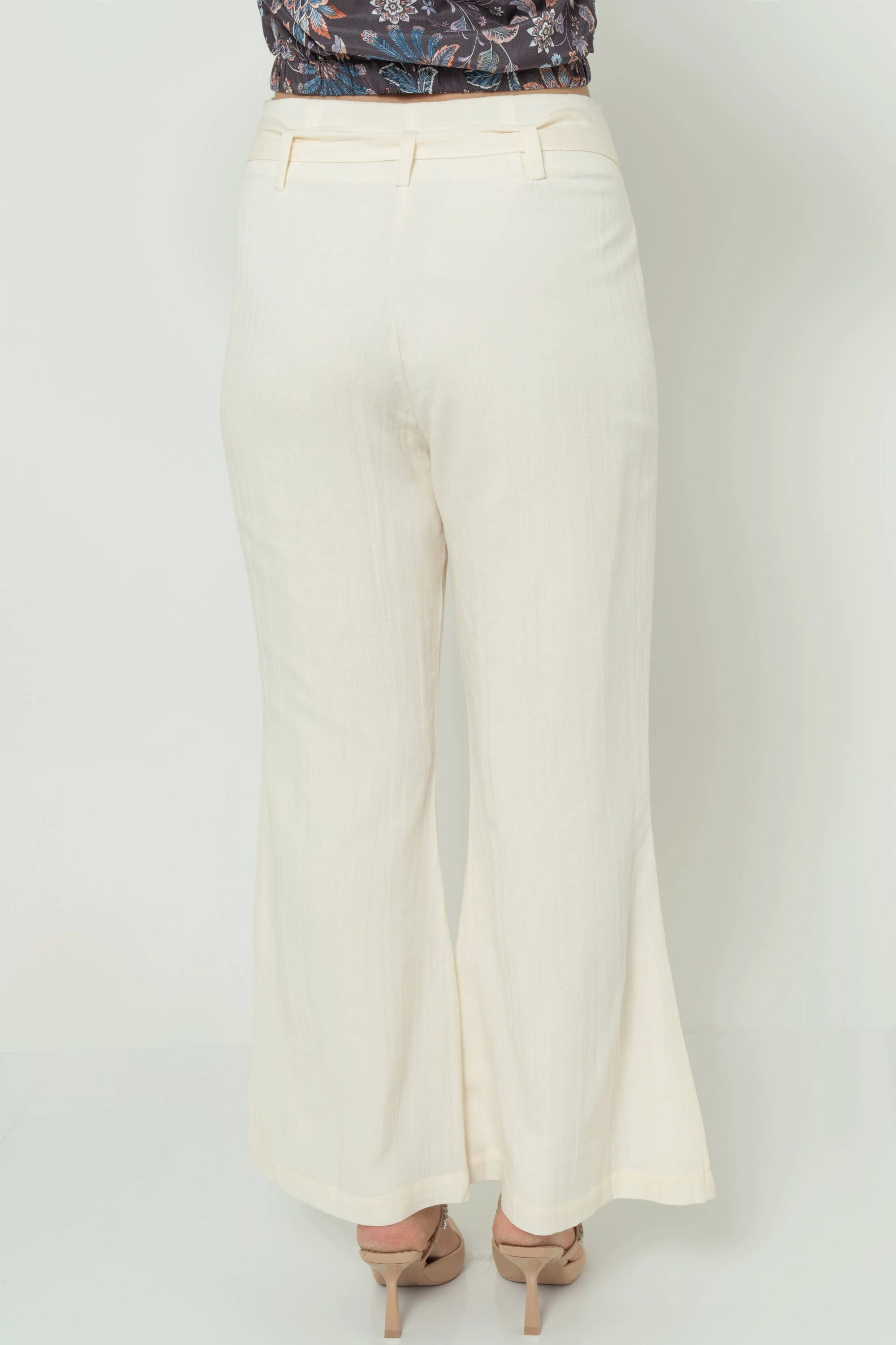 Wide-Leg High-Waisted Long Pants - Image 3