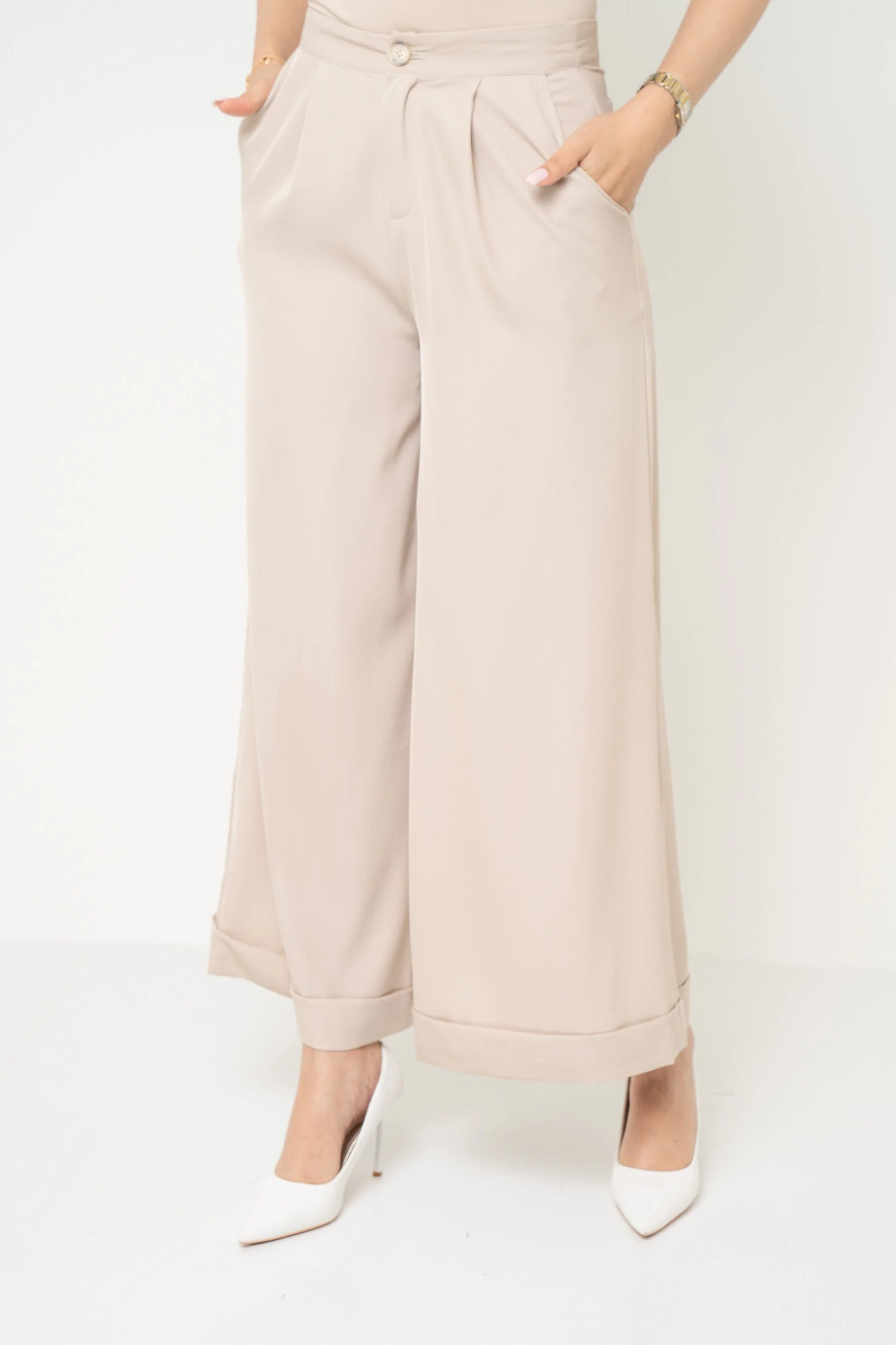 Classic Wide Long Pants - Image 2