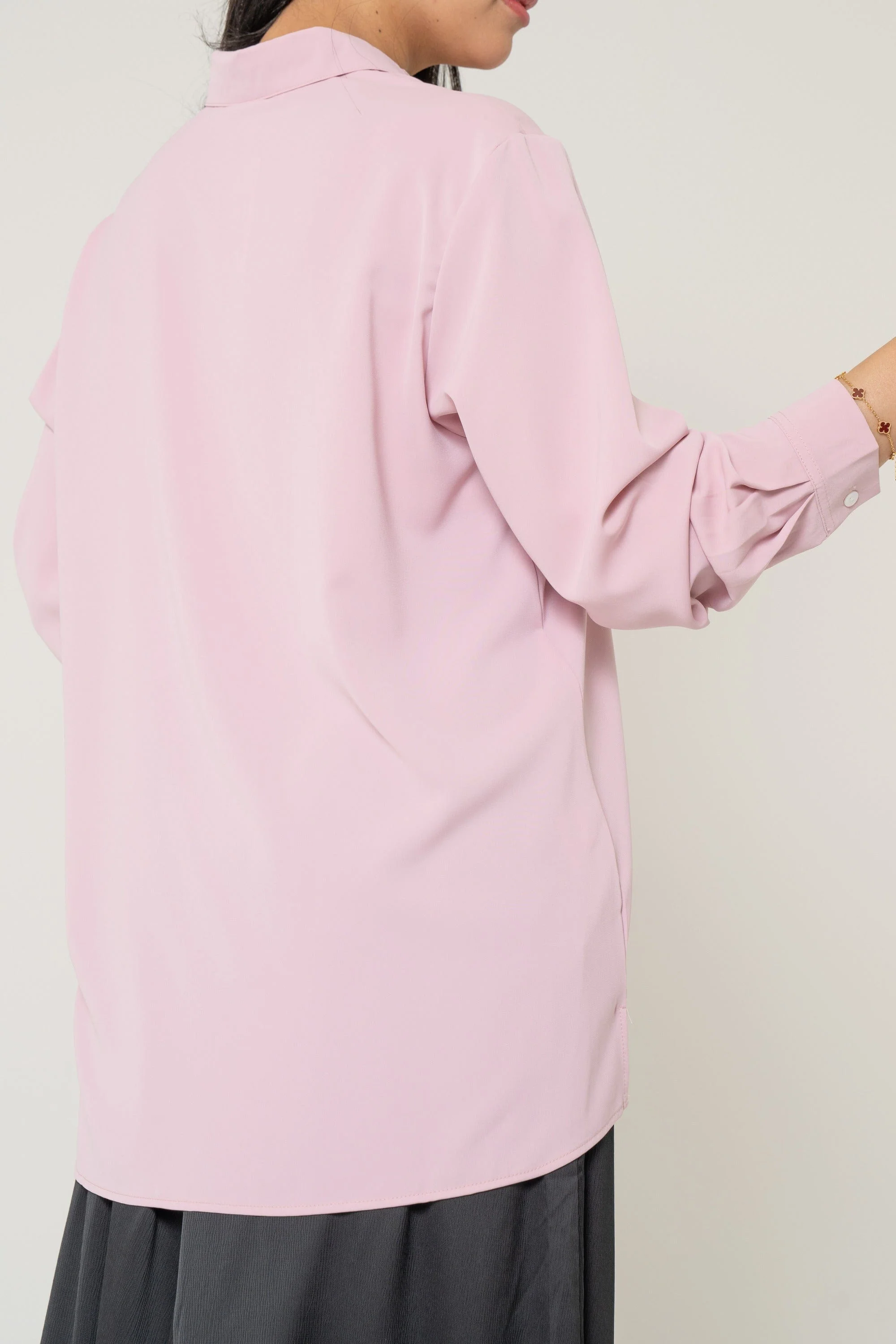 Long Sleeve Shirt Blouse - Image 4