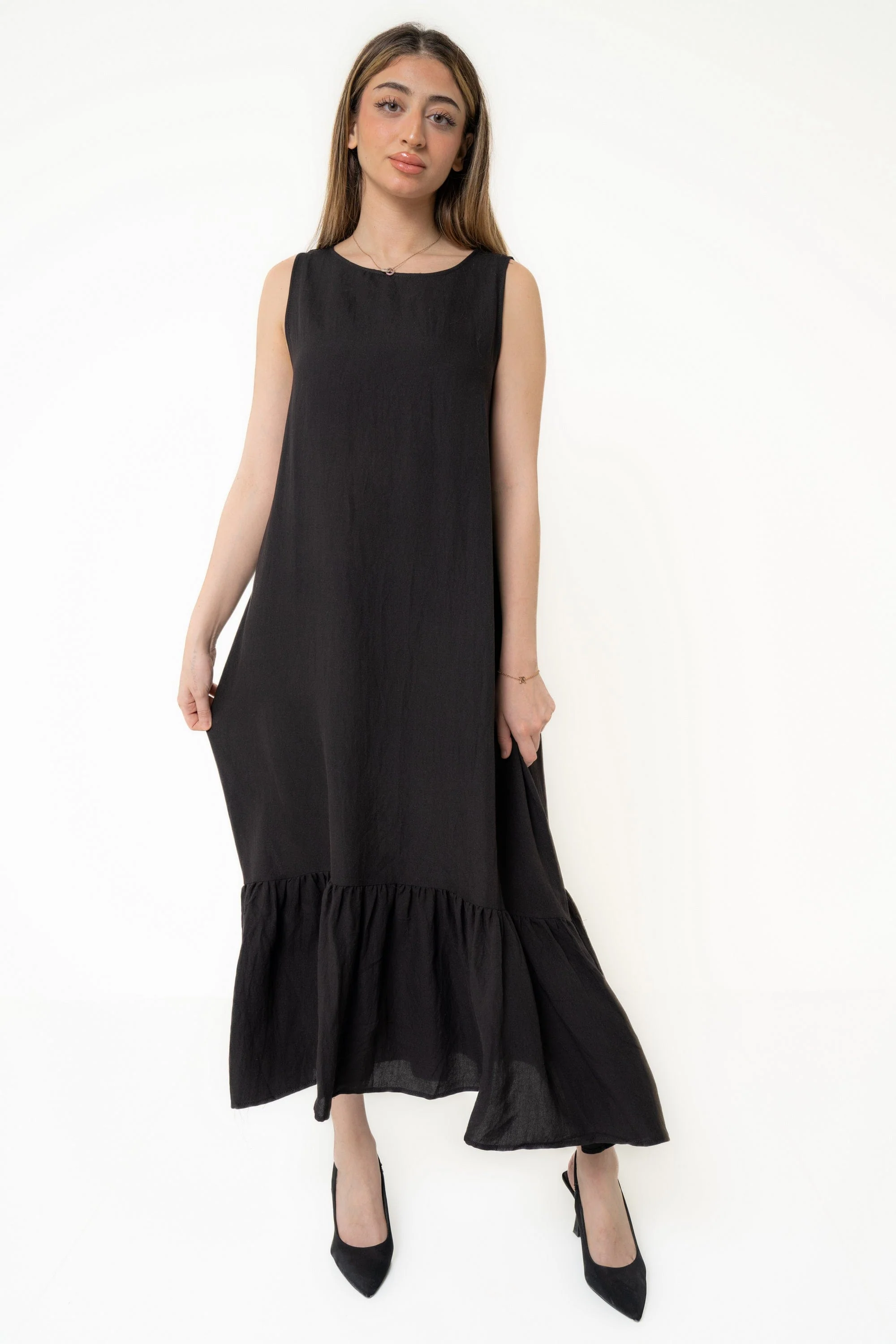 Simple Plain Dress Alternative To Flare