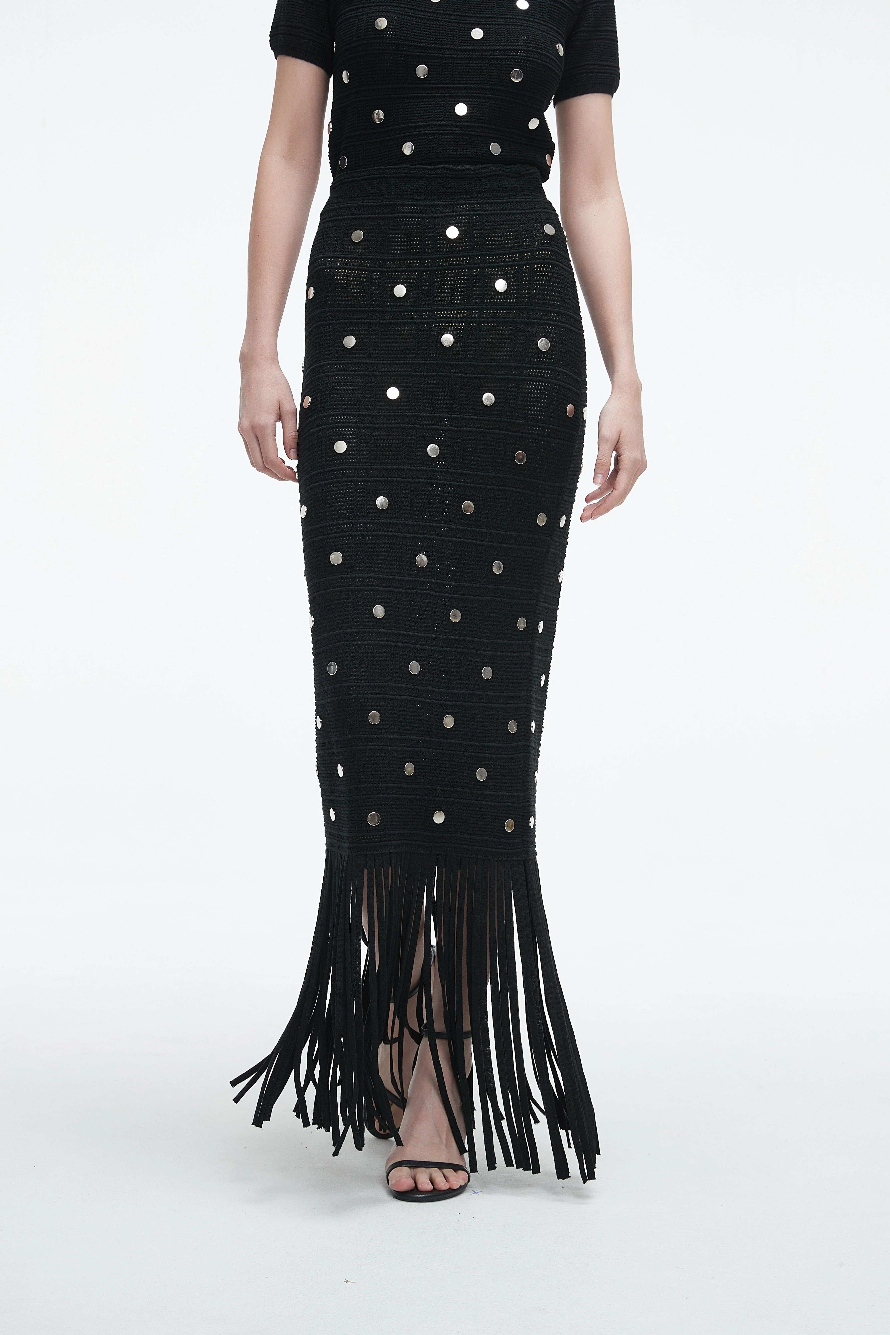 Skirt Embellished With Rhinestones - Image 2