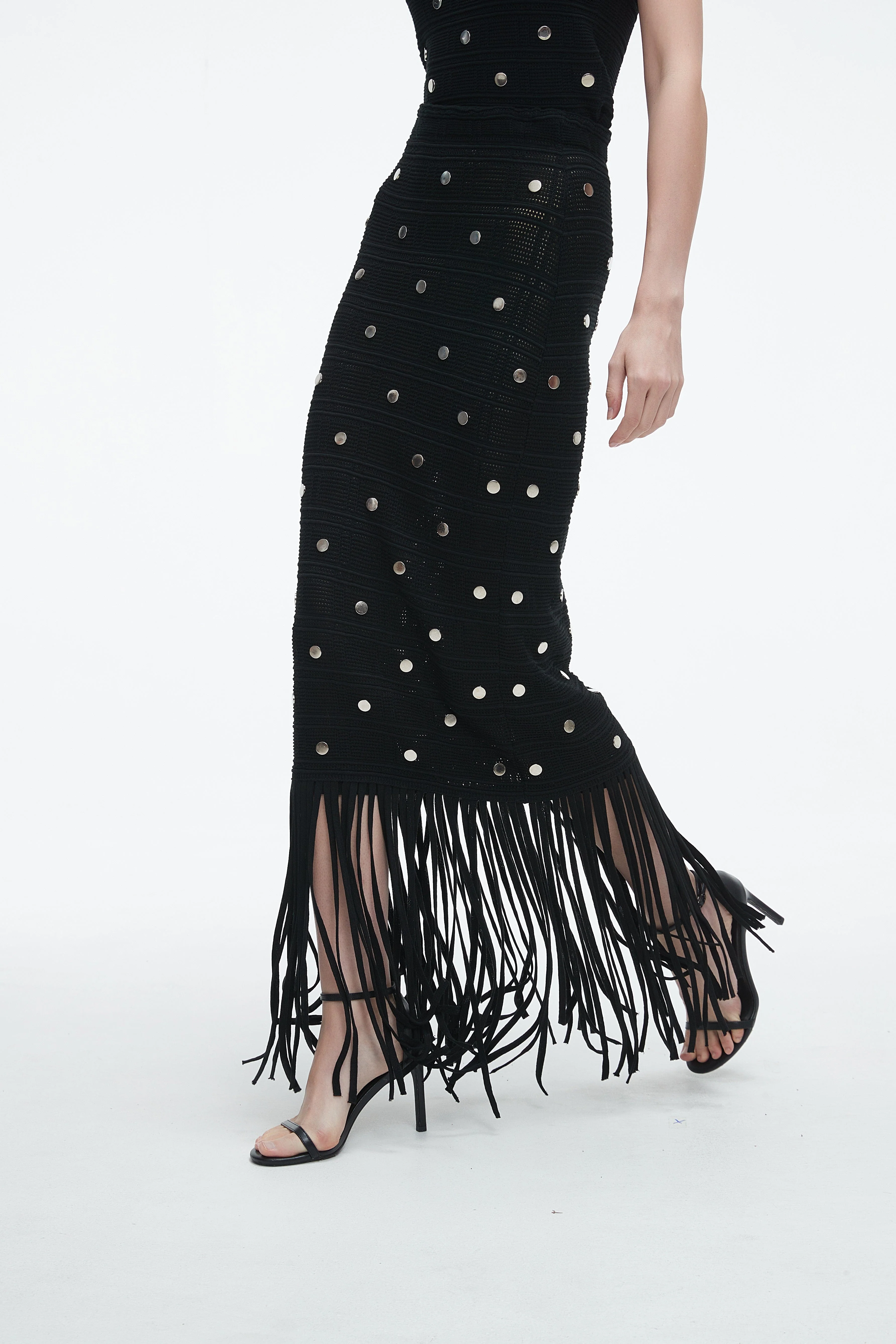 Skirt Embellished With Rhinestones - Image 5