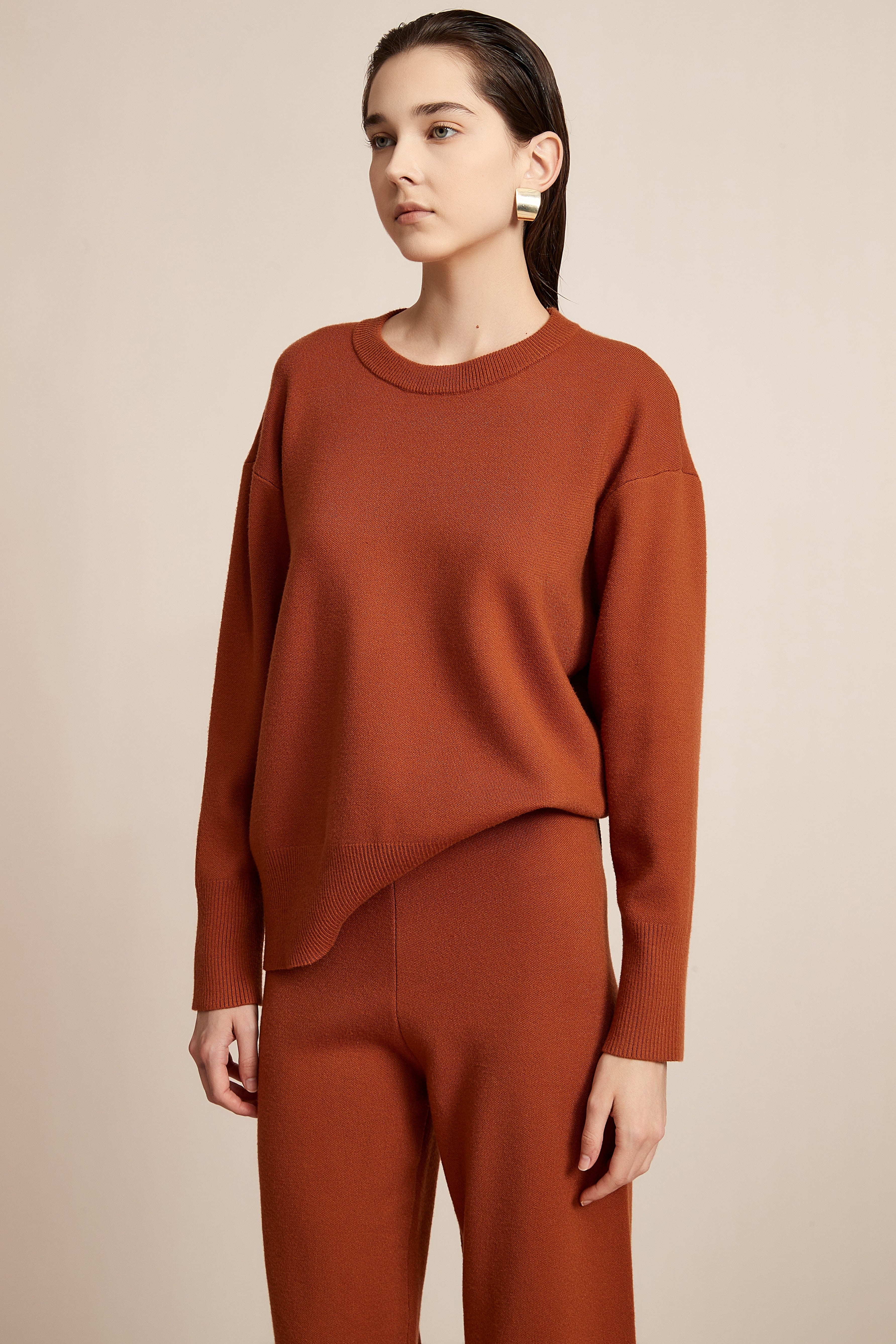 Long Sleeve Solid Winter Blouse - Image 4