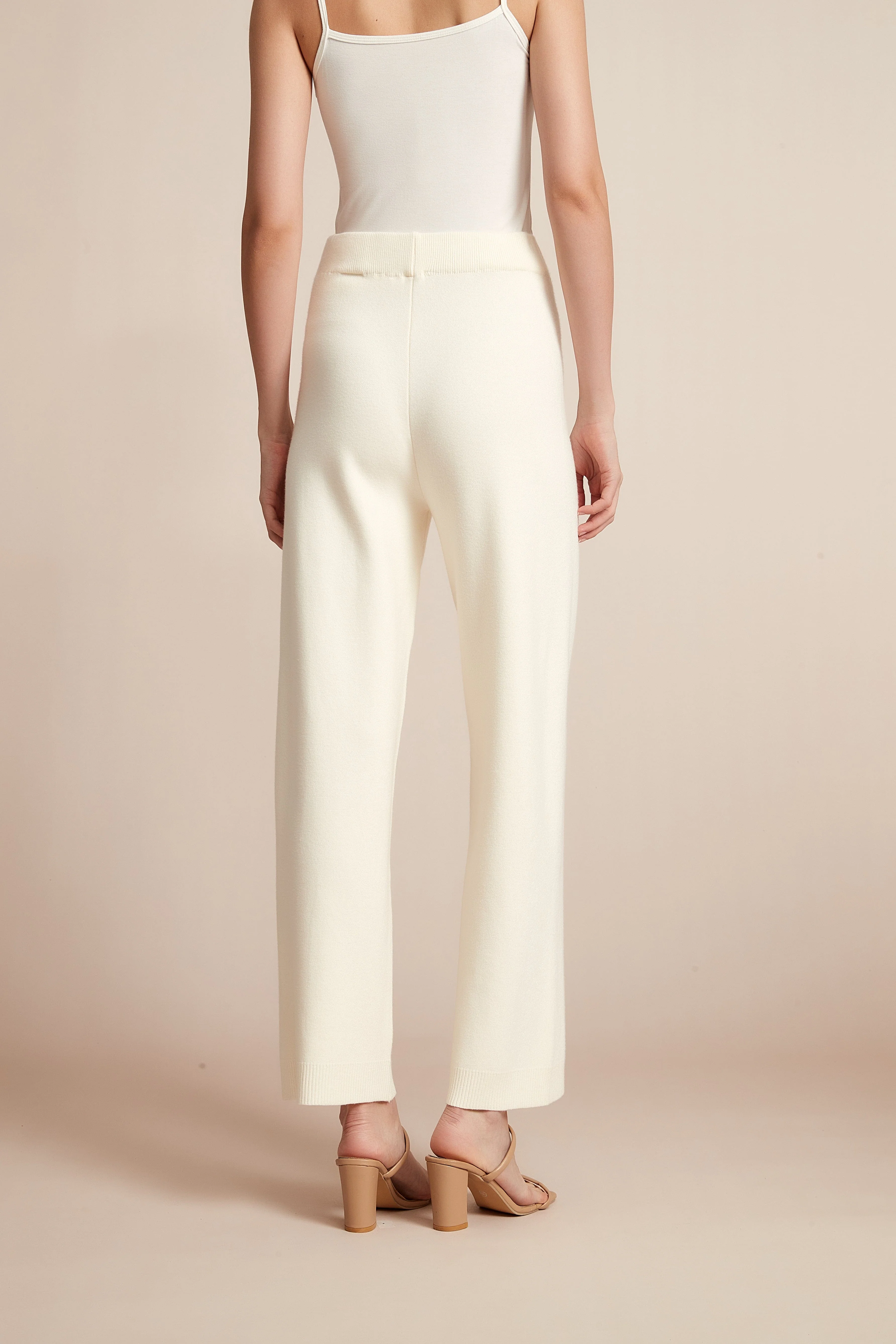 Plain Work Pants With Wide Legs - Image 5