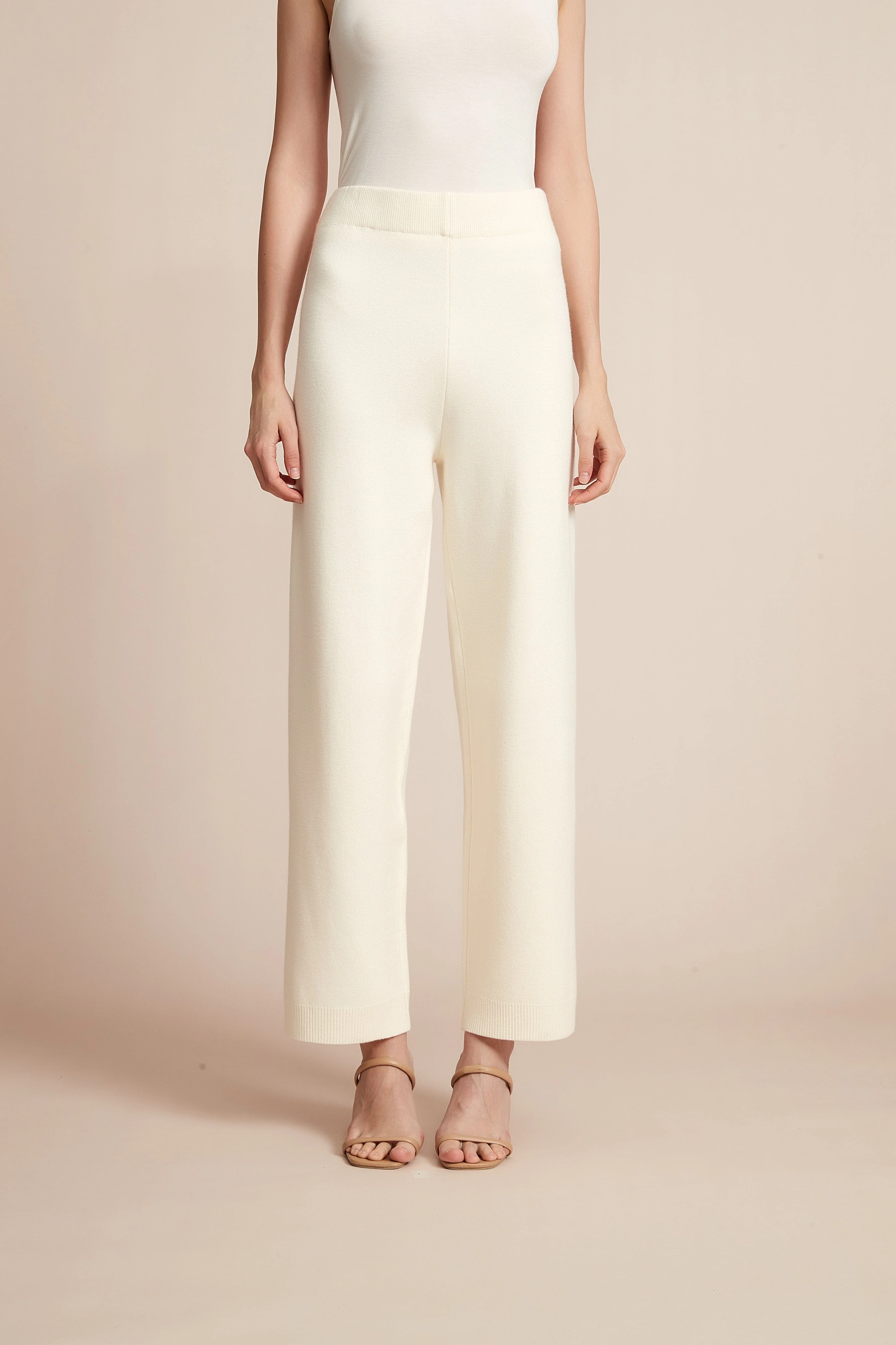 Plain Work Pants With Wide Legs - Image 6