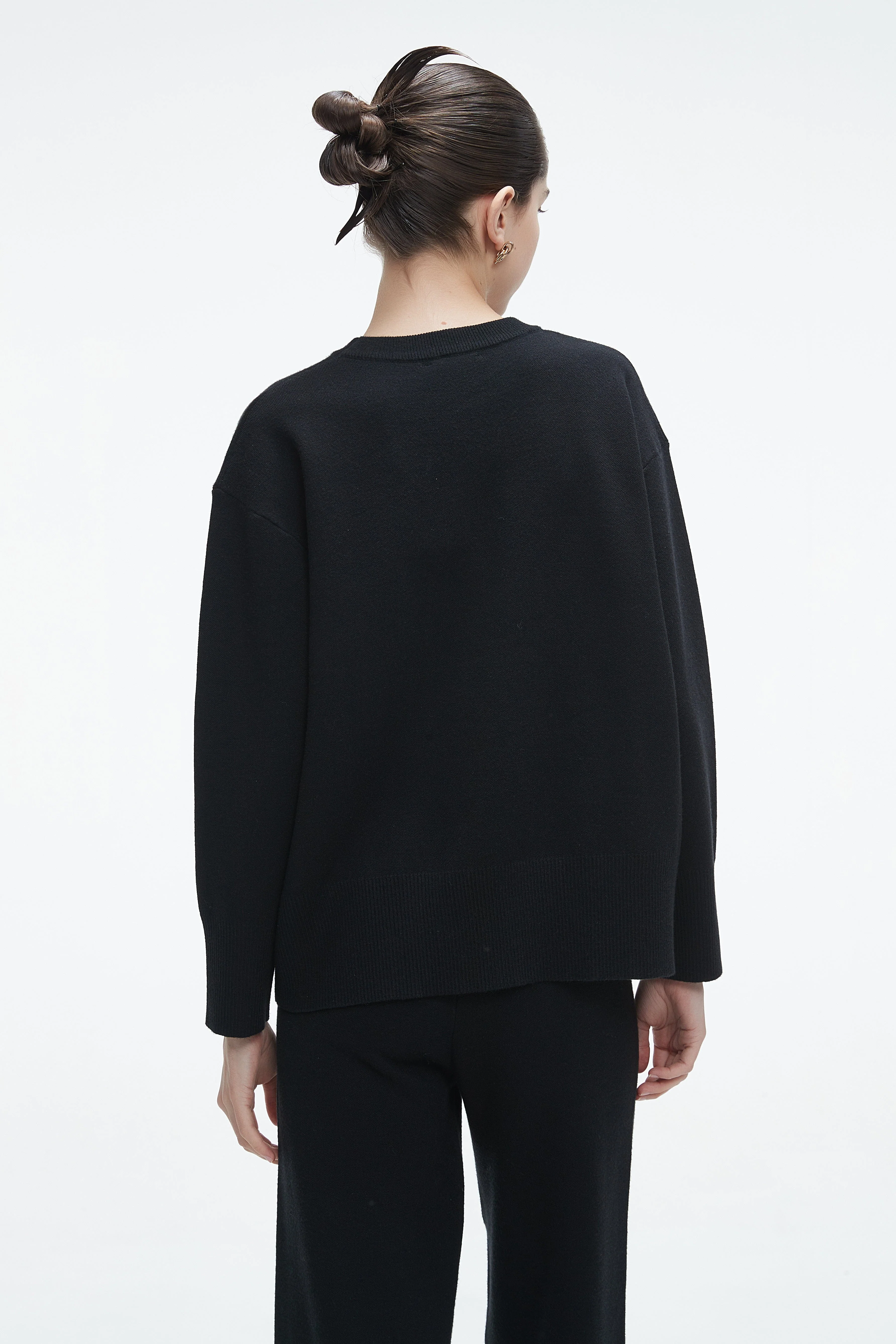Long-Sleeve Solid Winter Blouse - Image 7