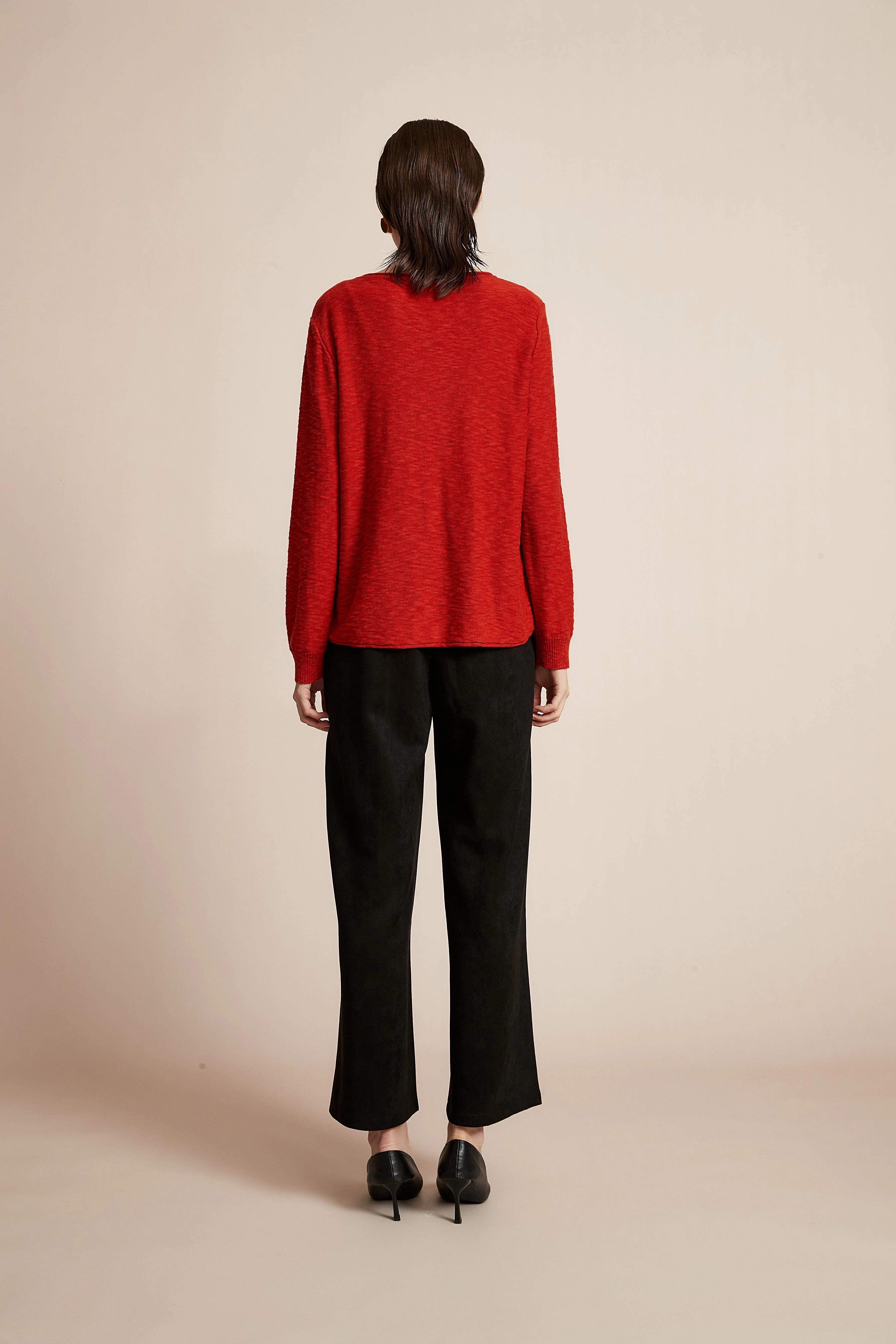 Winter Blouse with Round Neck and Long Sleeves - Image 5