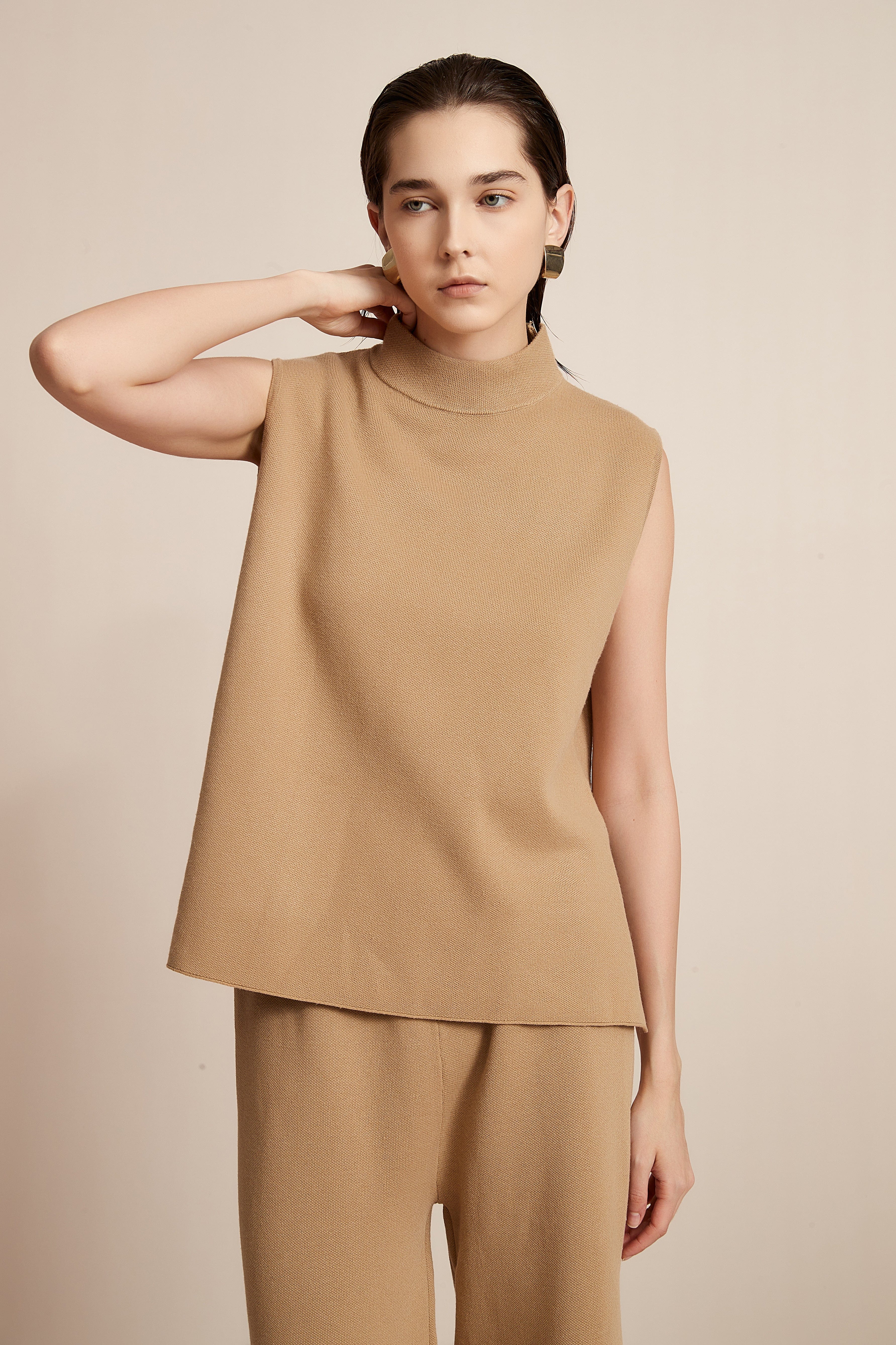Long Winter Plain cut Blouse - Image 2