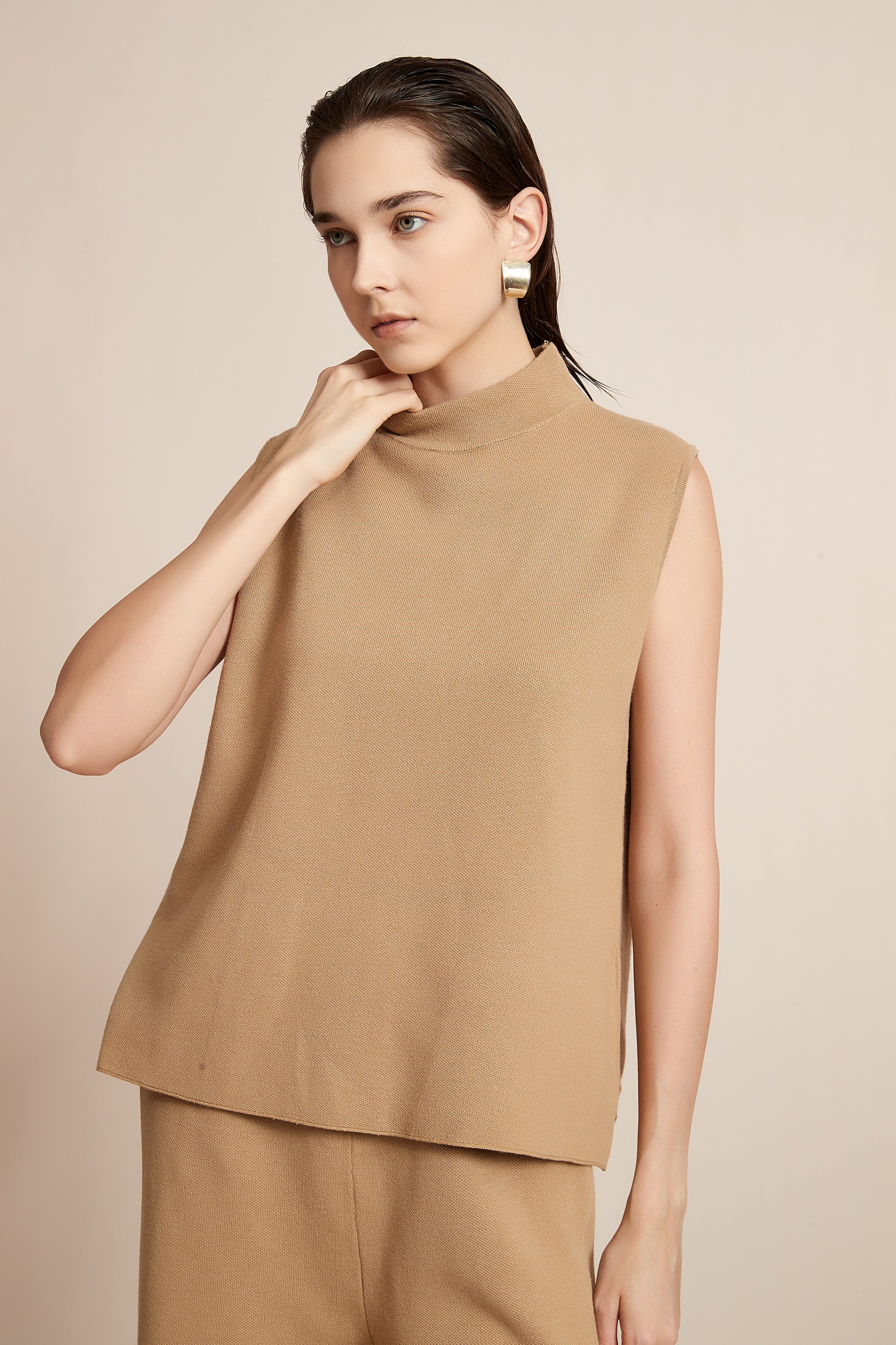 Long Winter Plain cut Blouse - Image 4