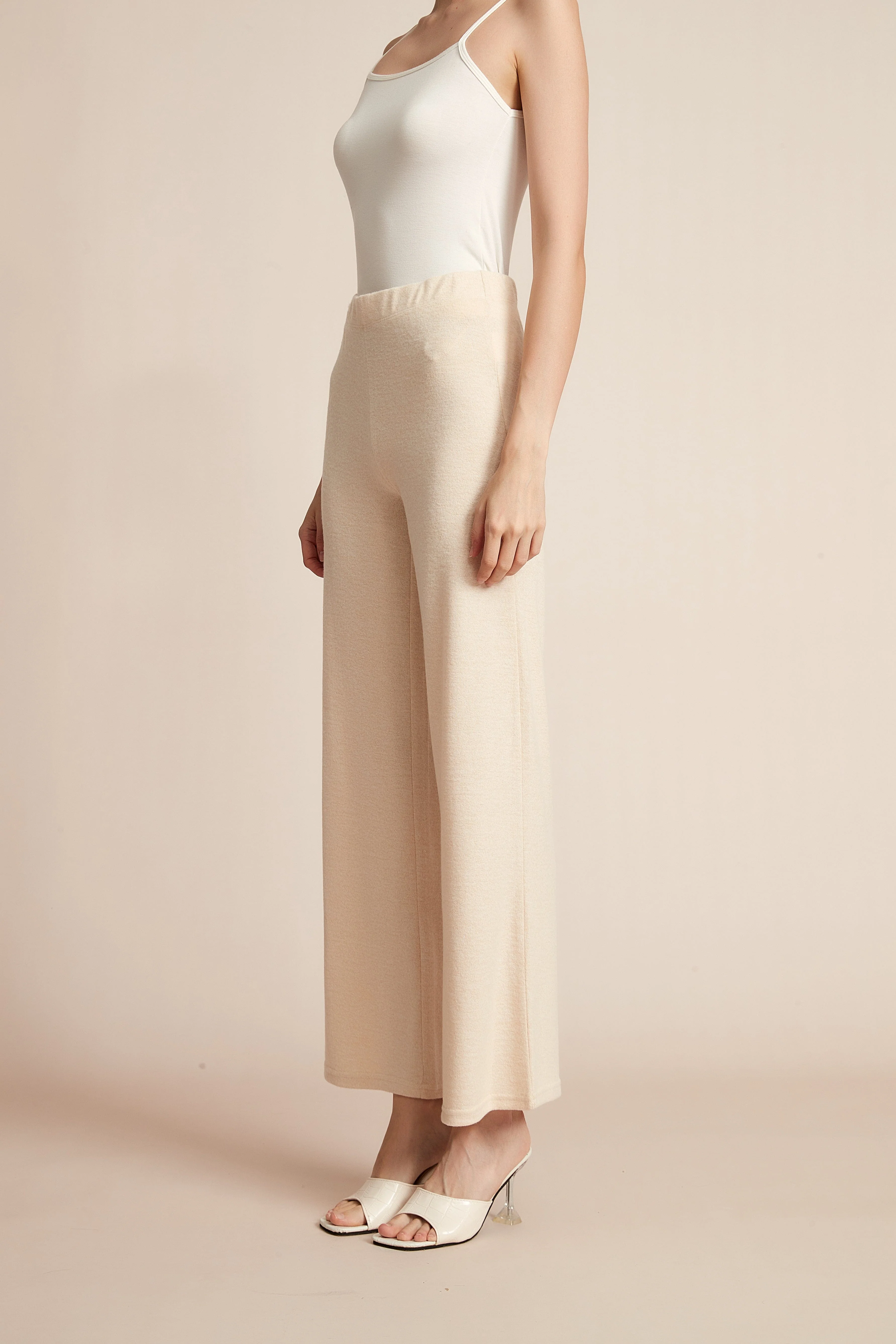 Plain Wide-Leg Winter Pants - Image 10