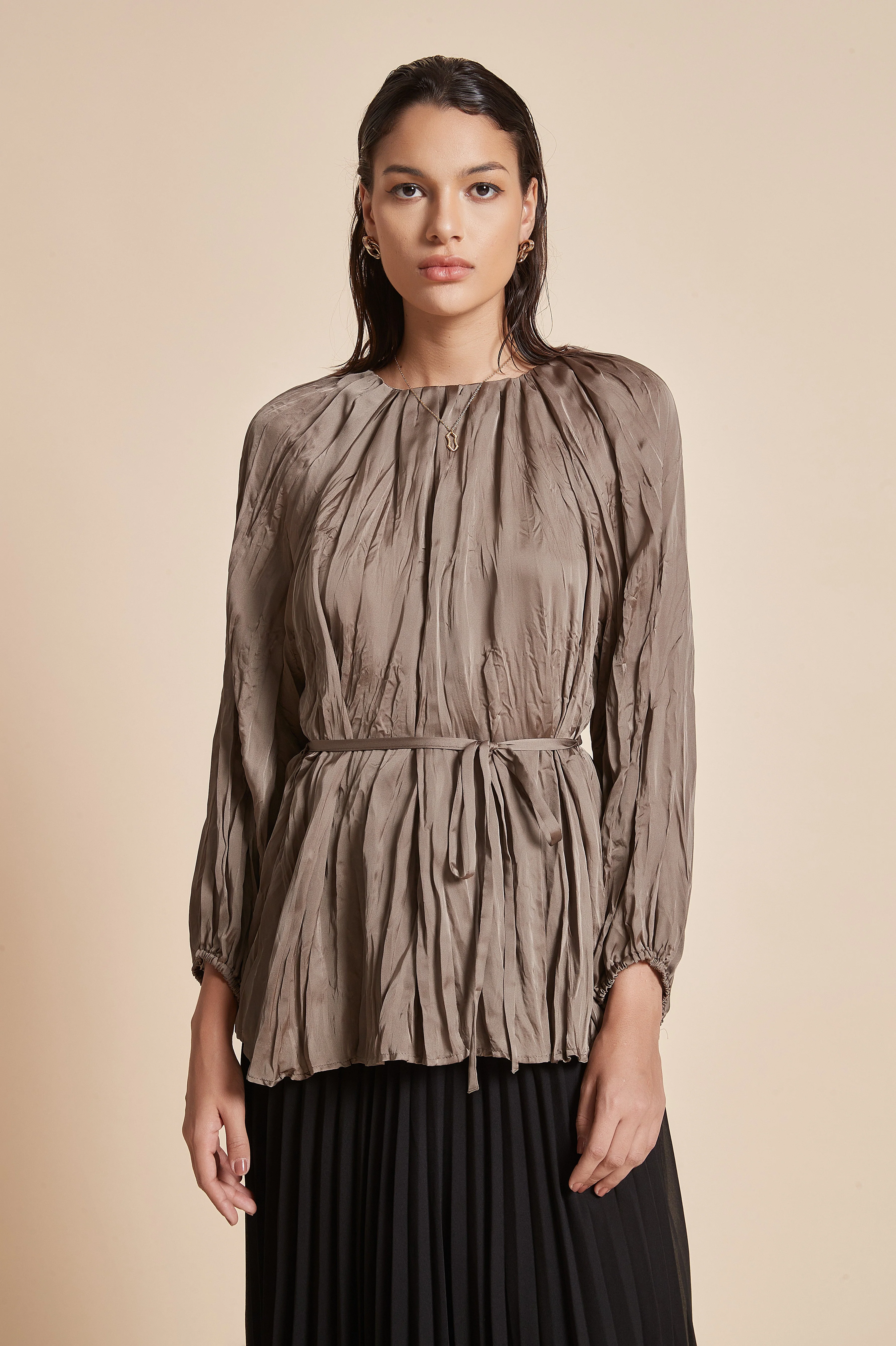 Long Blouse with Long Sleeves - Image 4