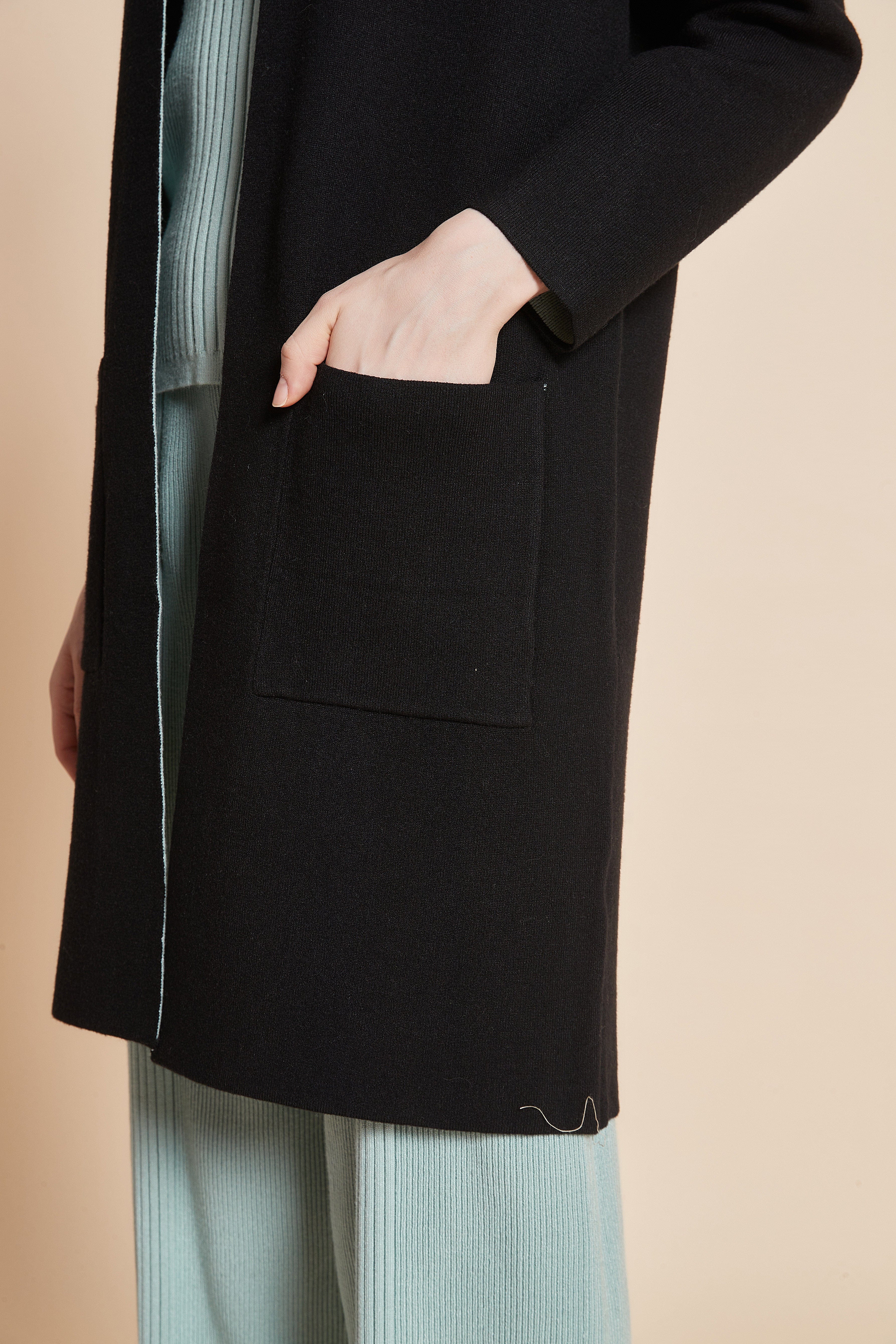 Long Jacket with Pockets and Long Sleeves - Image 6