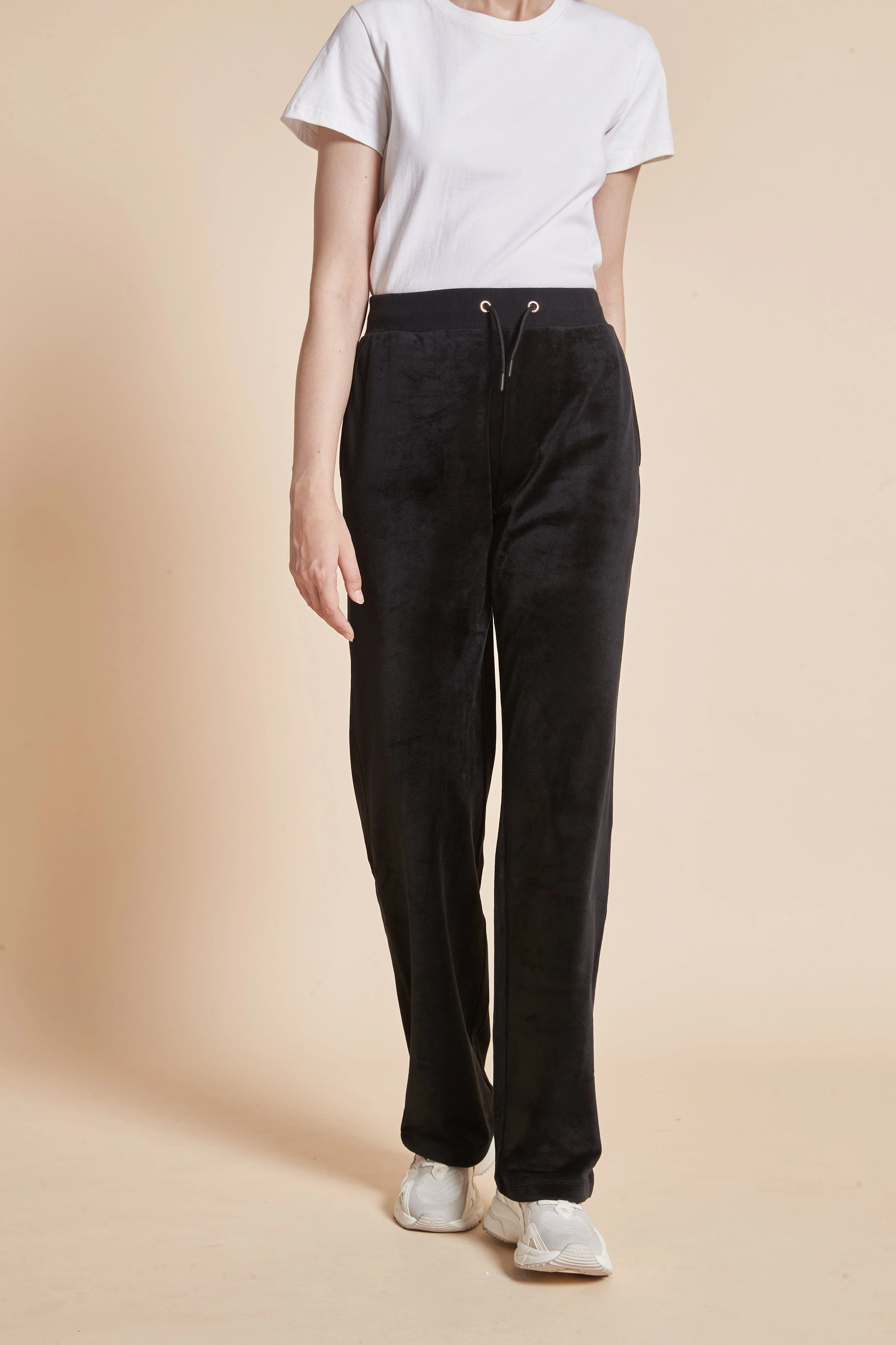 Plain Pants With Tie And Long Legs - Image 4