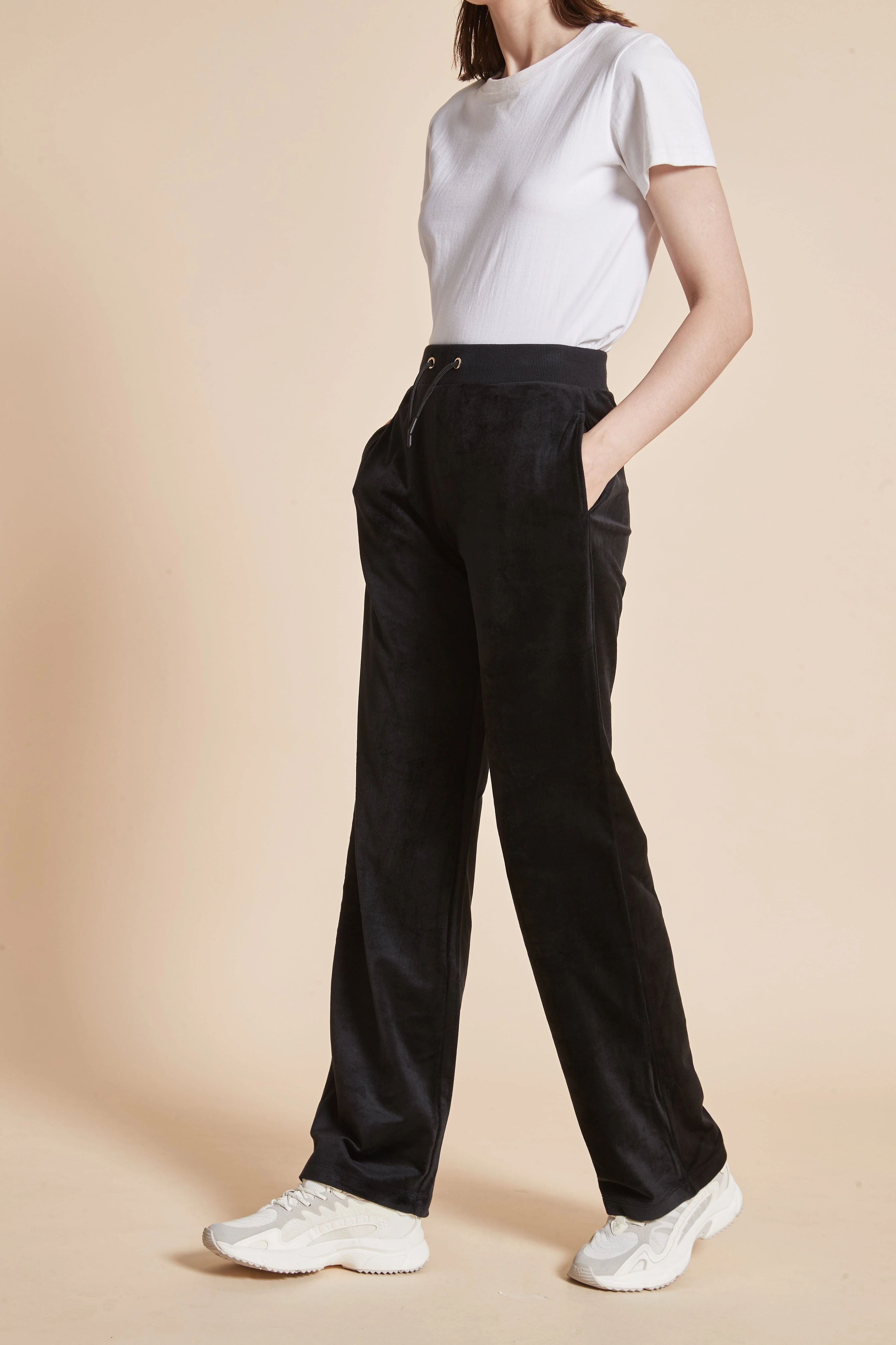 Plain Pants With Tie And Long Legs - Image 7