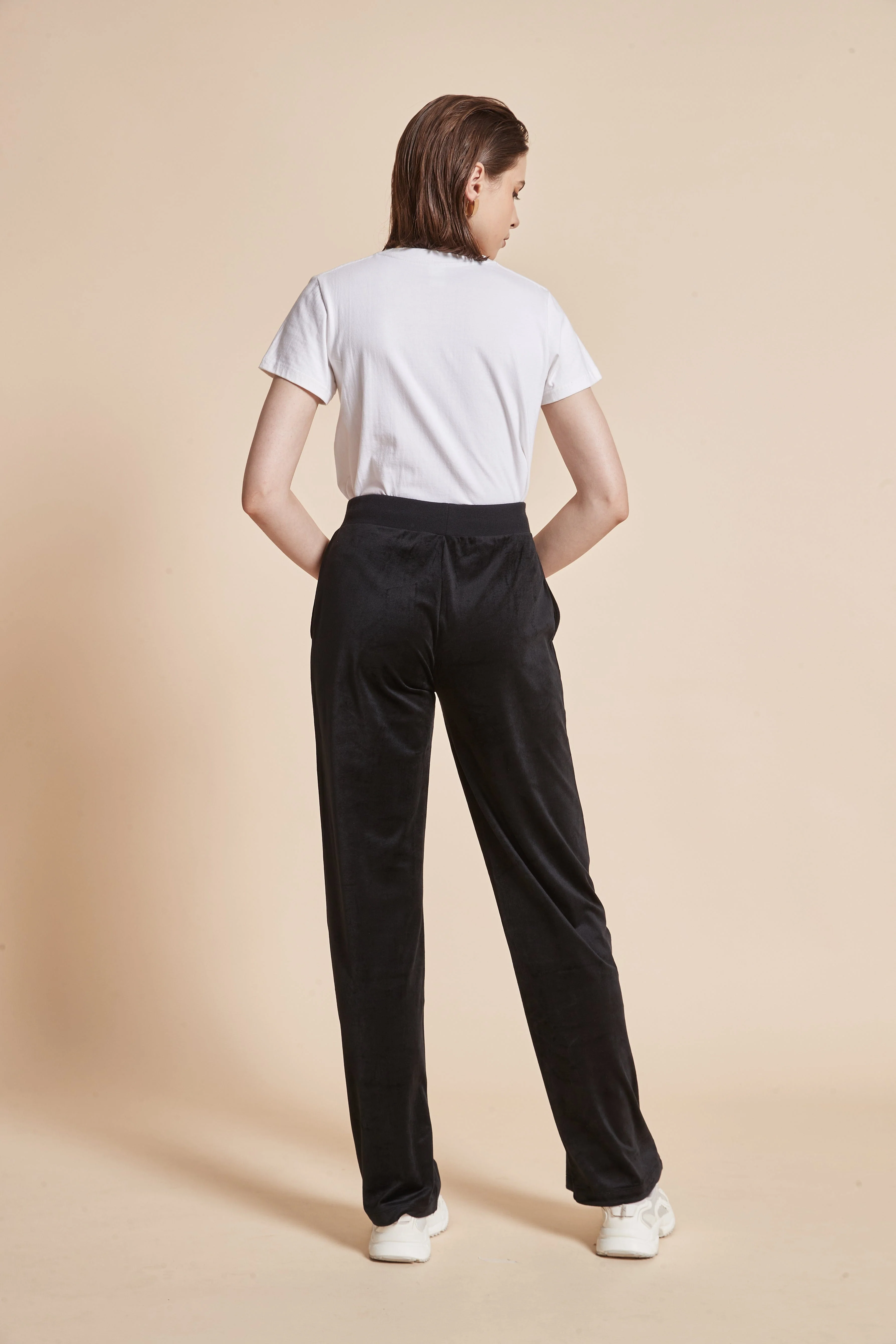 Plain Pants With Tie And Long Legs - Image 9
