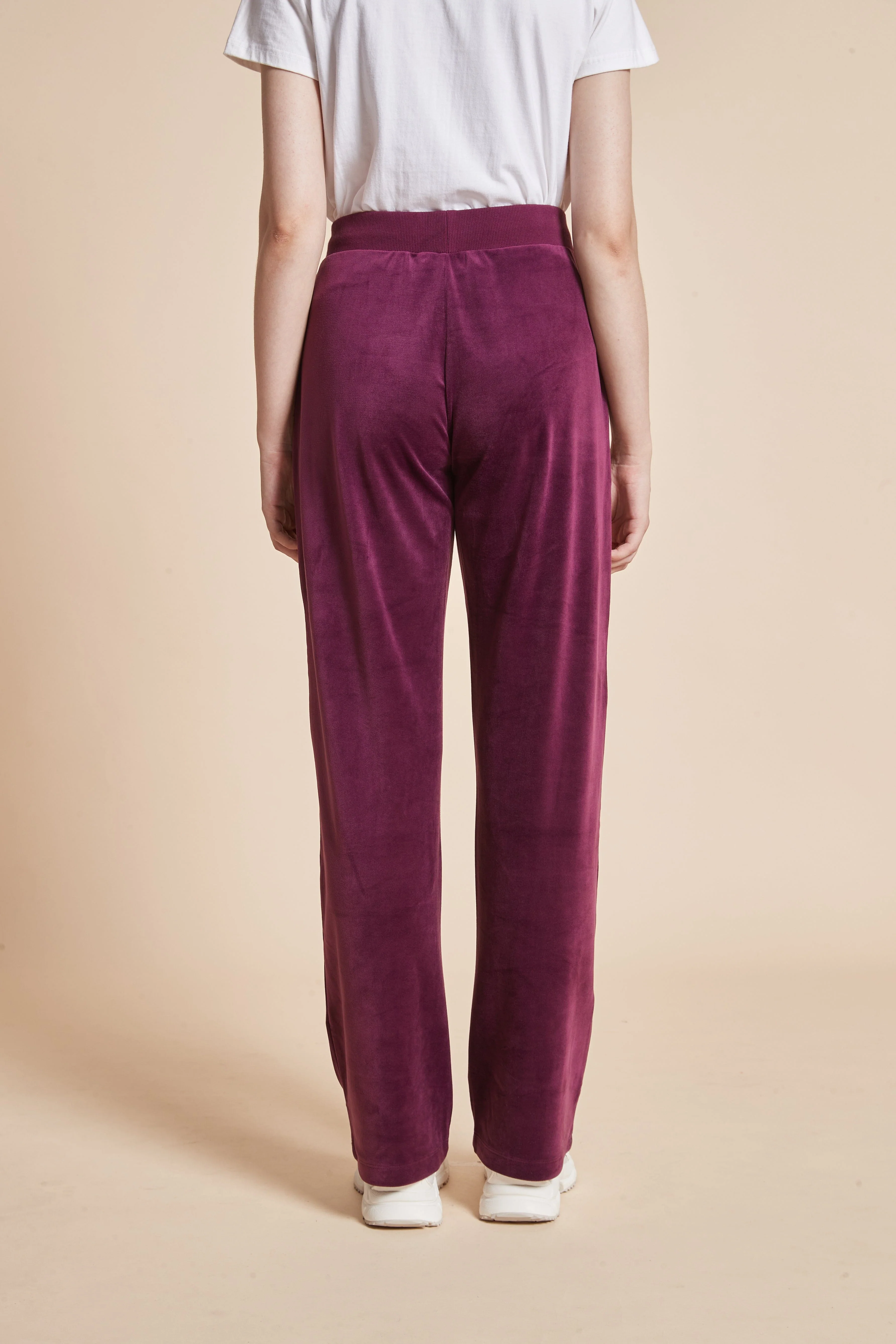 Straight Leg Long Pants with Elastic Waistband - Image 9
