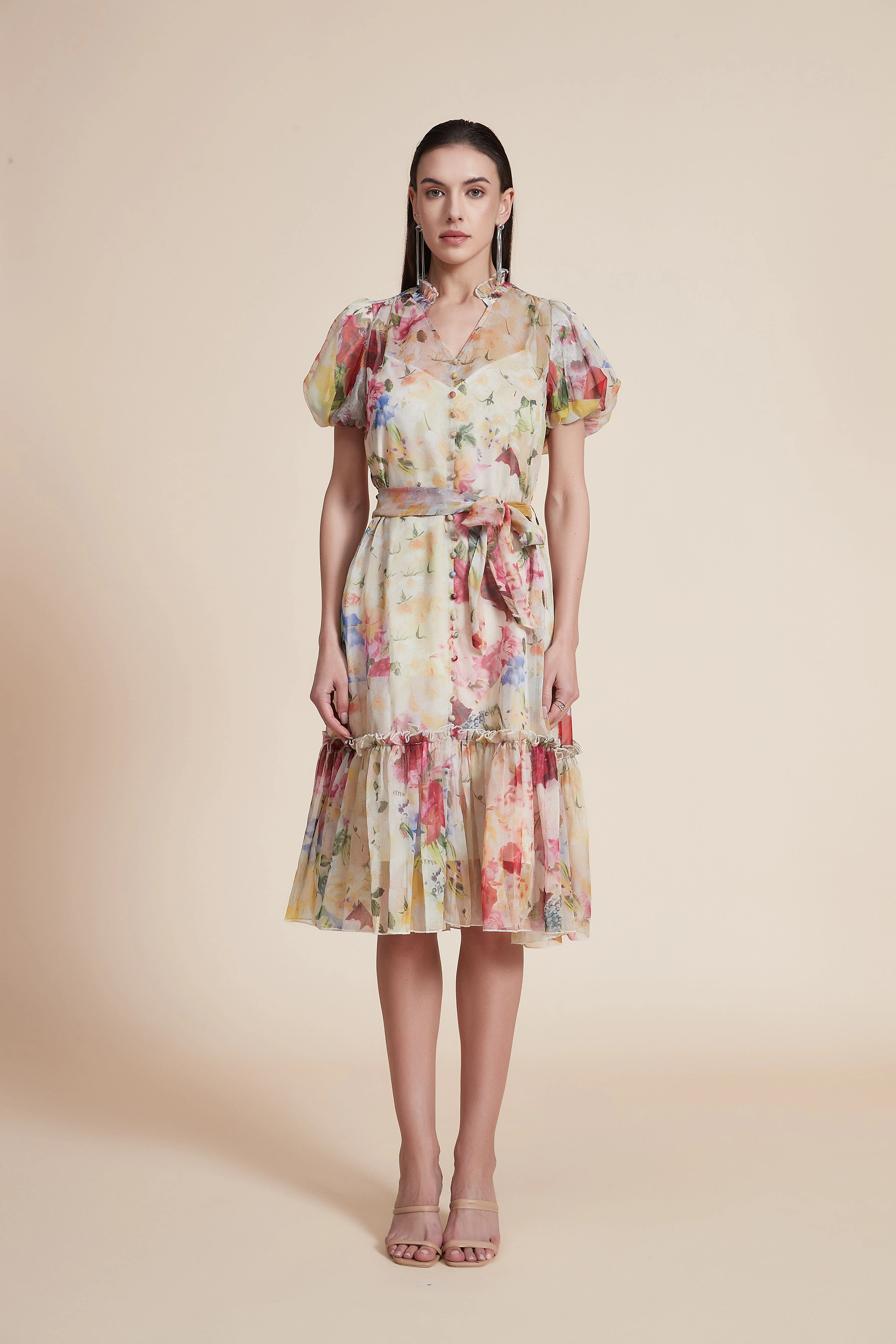 Sleeveless Wide-Leg Midi Dress - Image 2