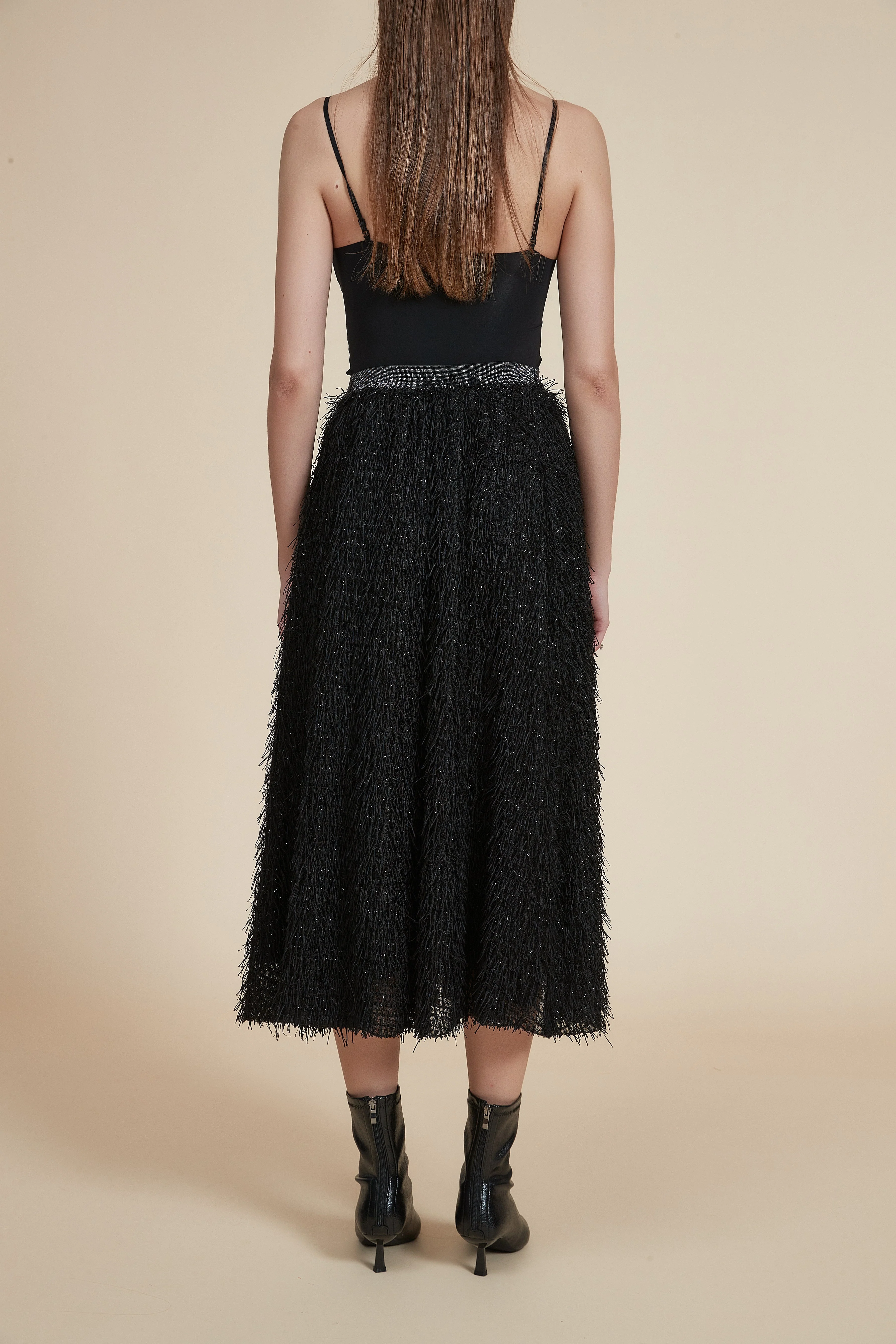 Plain Winter Midi Skirt - Image 3