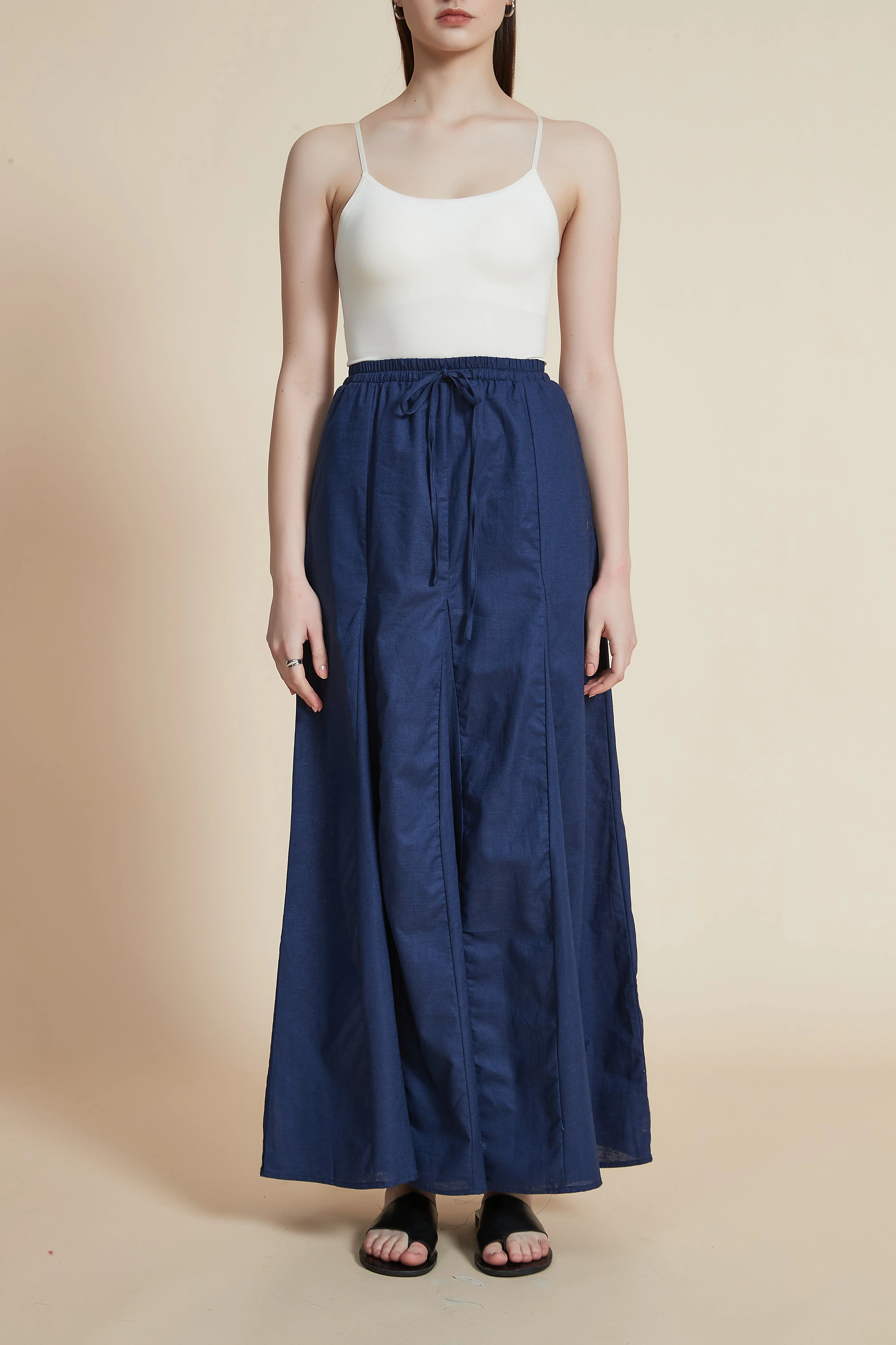 Wide Flared Maxi Skirt - Image 2