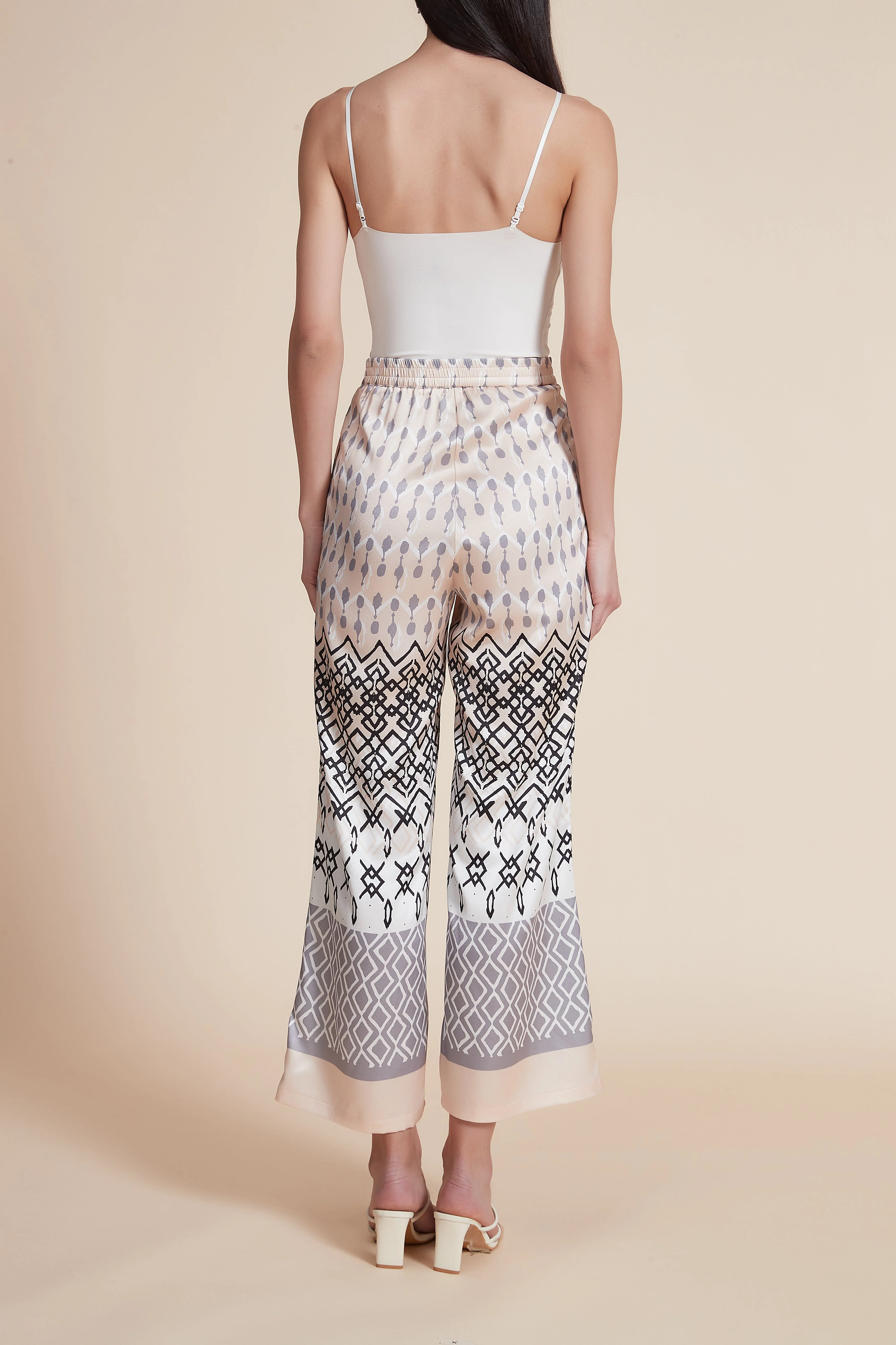 Women's Wide-Leg Printed Long Pants - Image 5