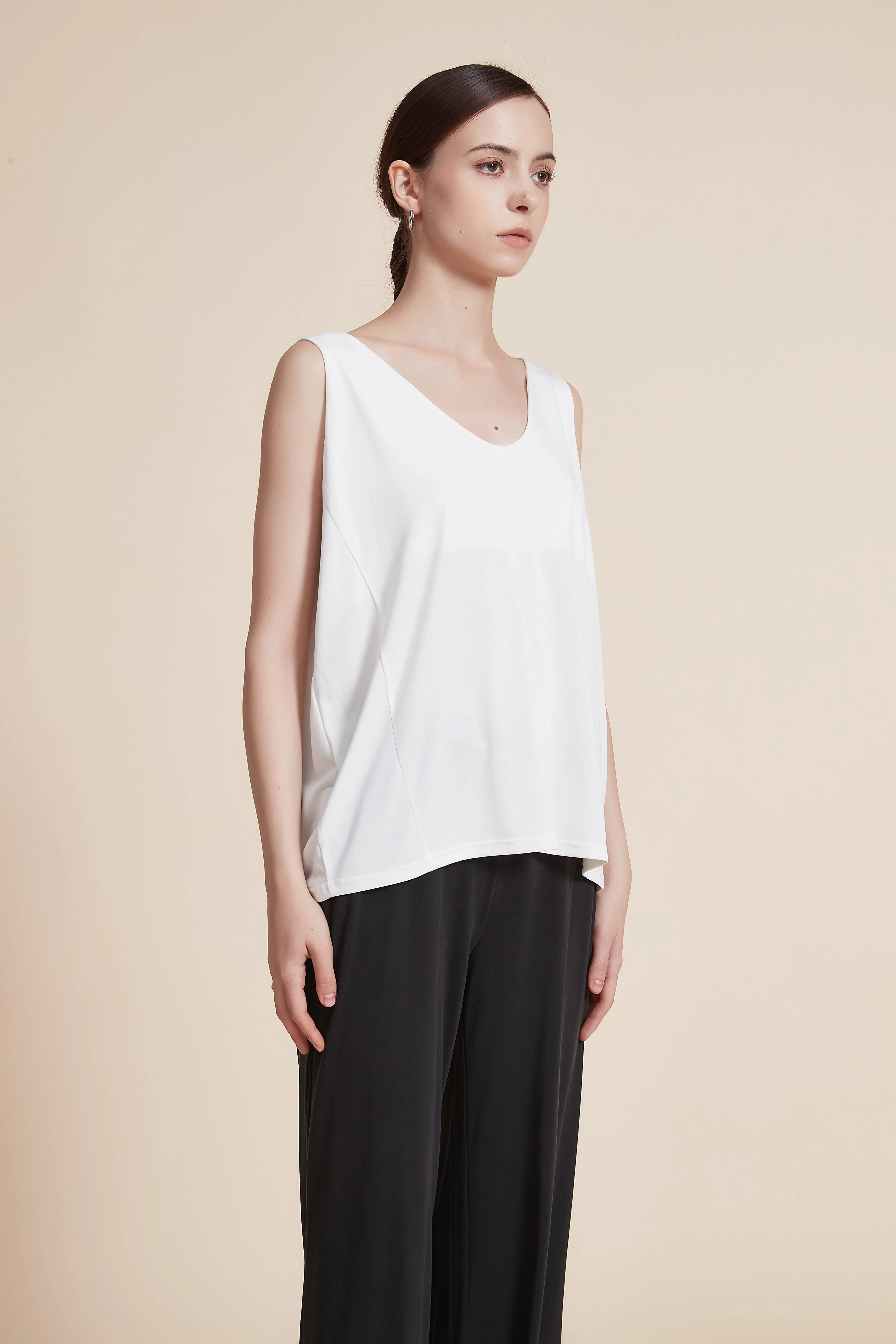 Plain Solid T-Shirt with Round Neck - Image 6