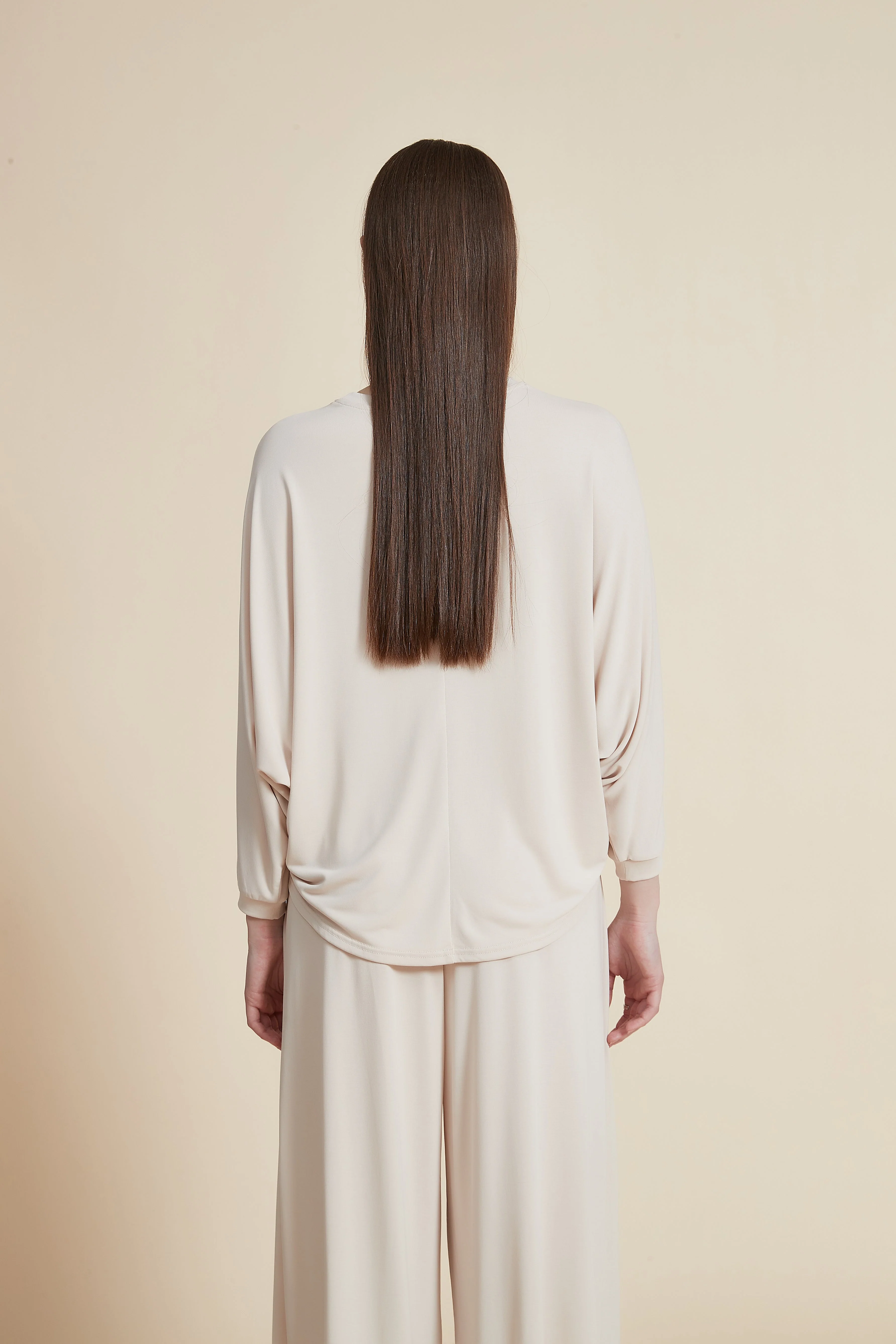 Plain Round Neck Blouse - Image 11