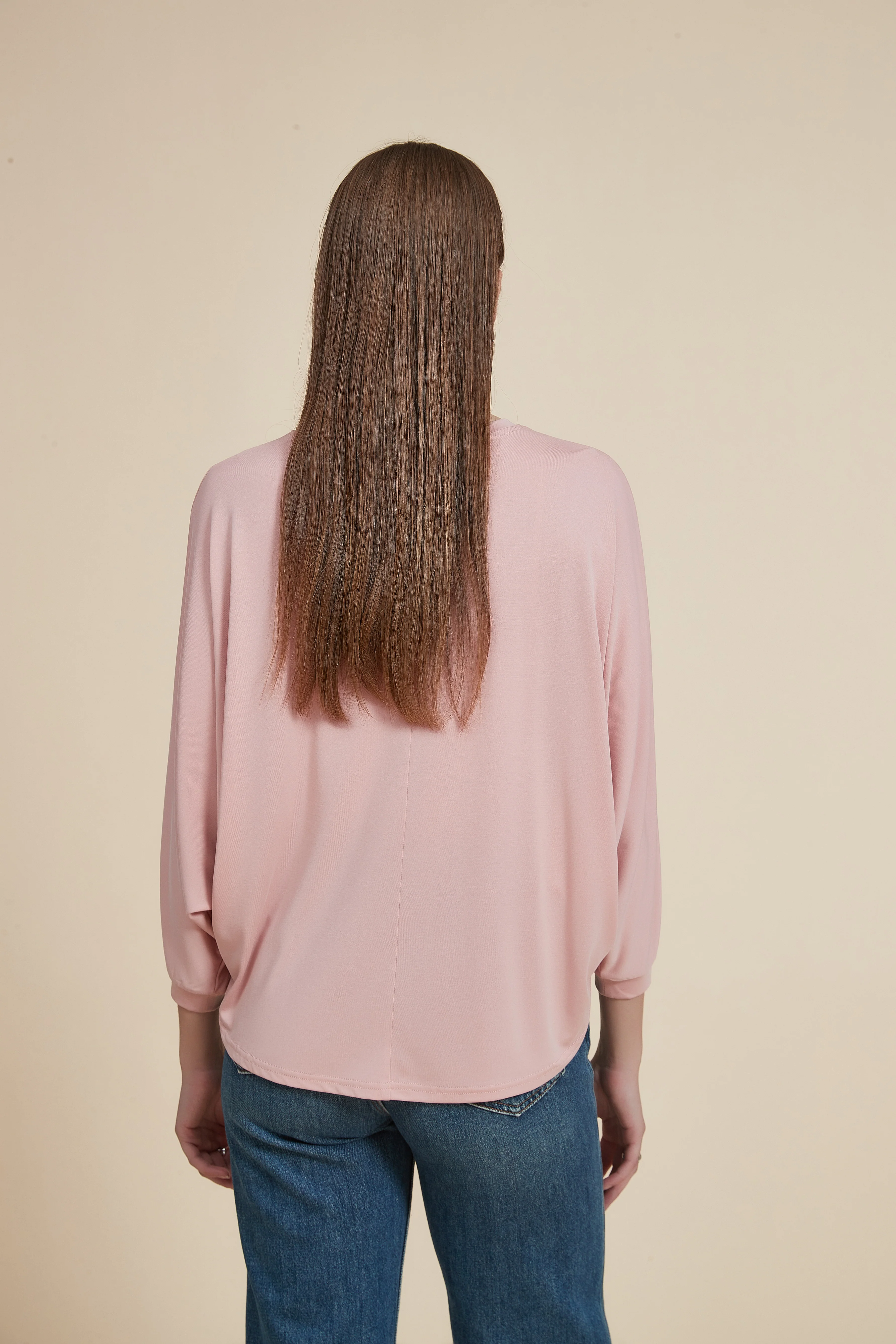 Plain Round Neck Blouse - Image 18