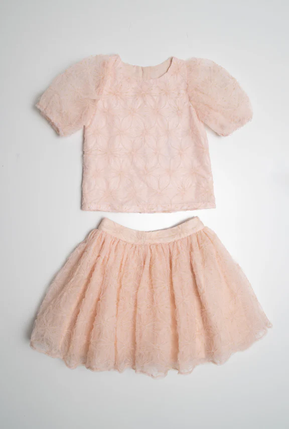 Girls' Short Sleeve Printed Blouse - Image 3