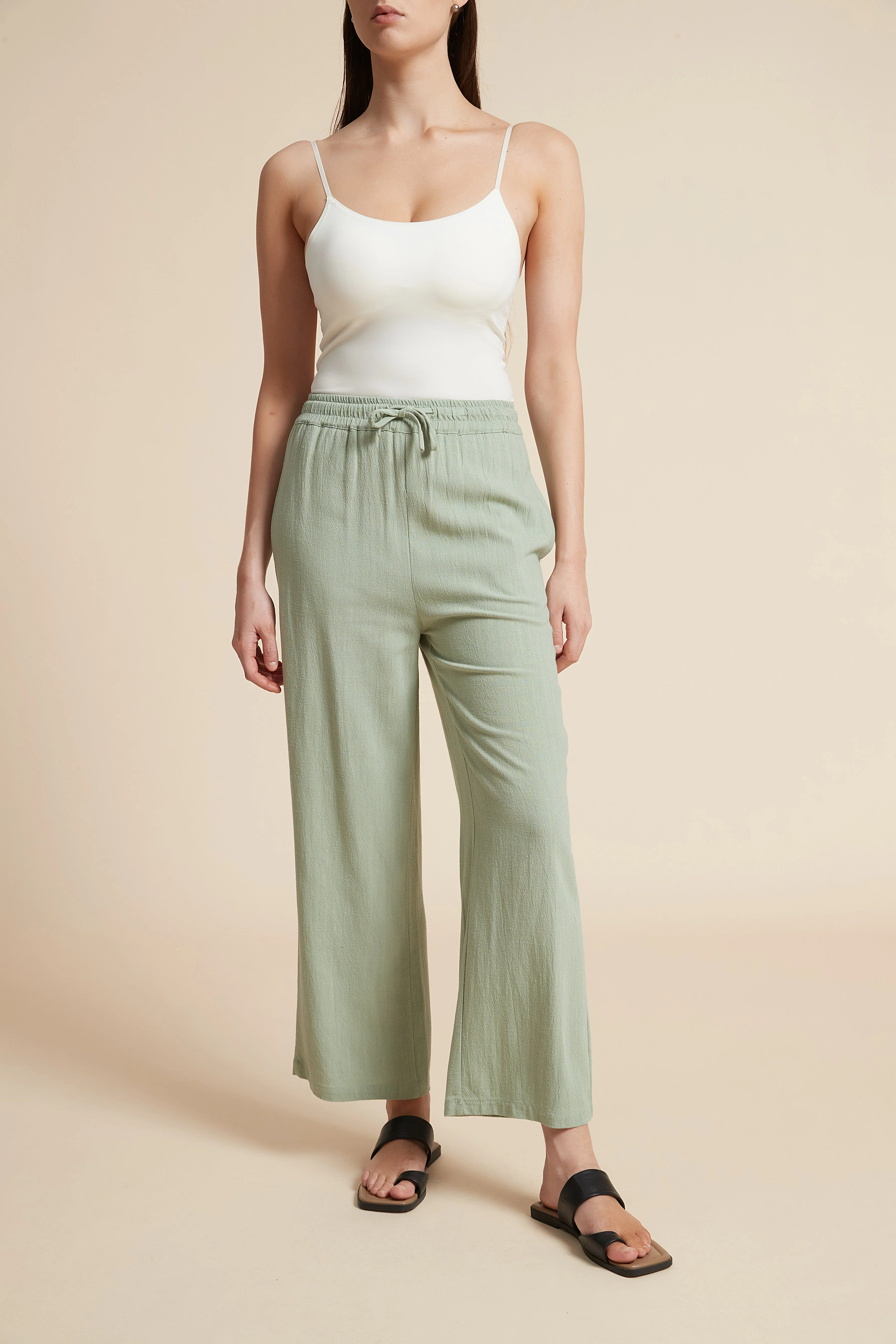 Wide-Leg Drawstring Pants - Image 13