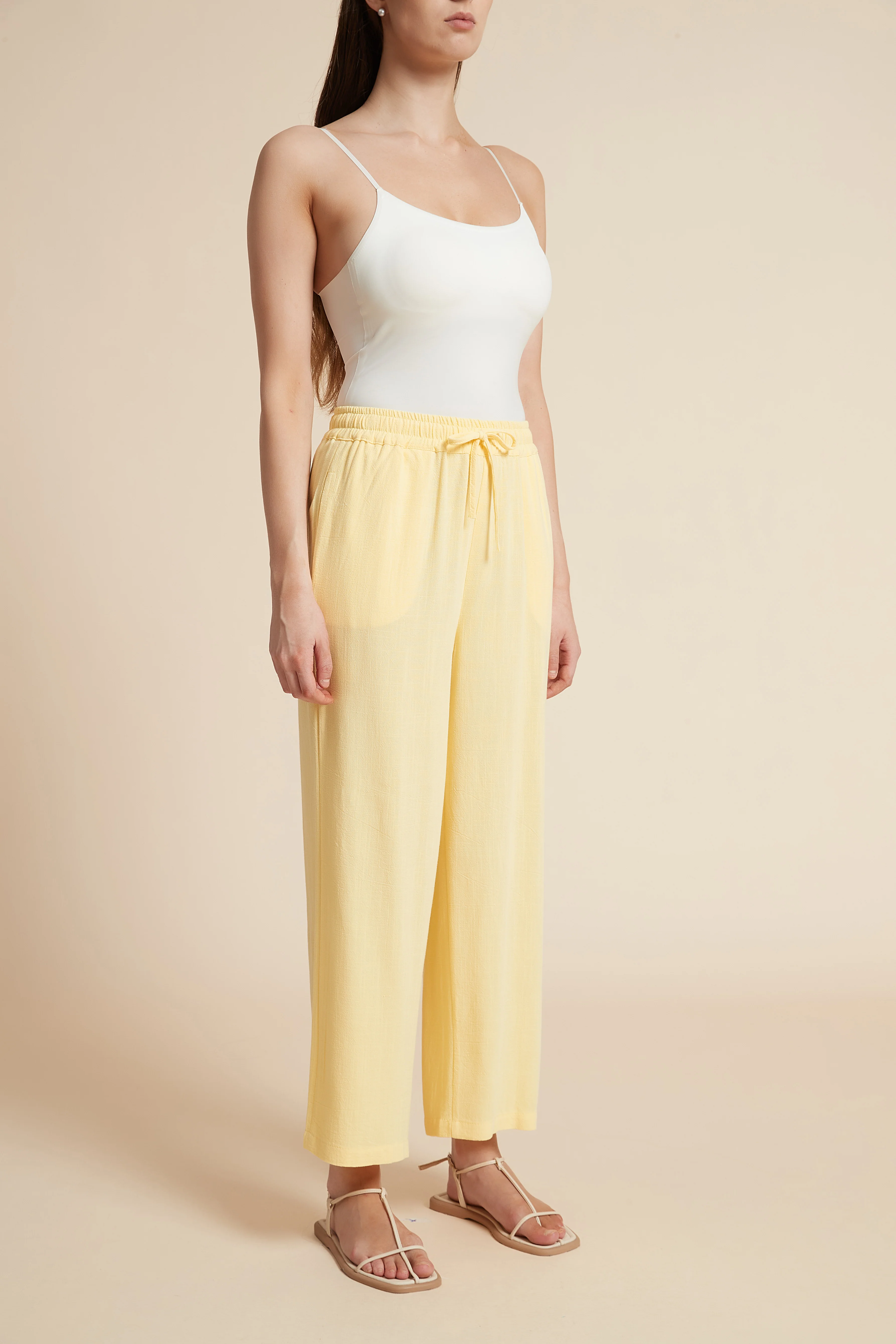 Wide-Leg Drawstring Pants - Image 16