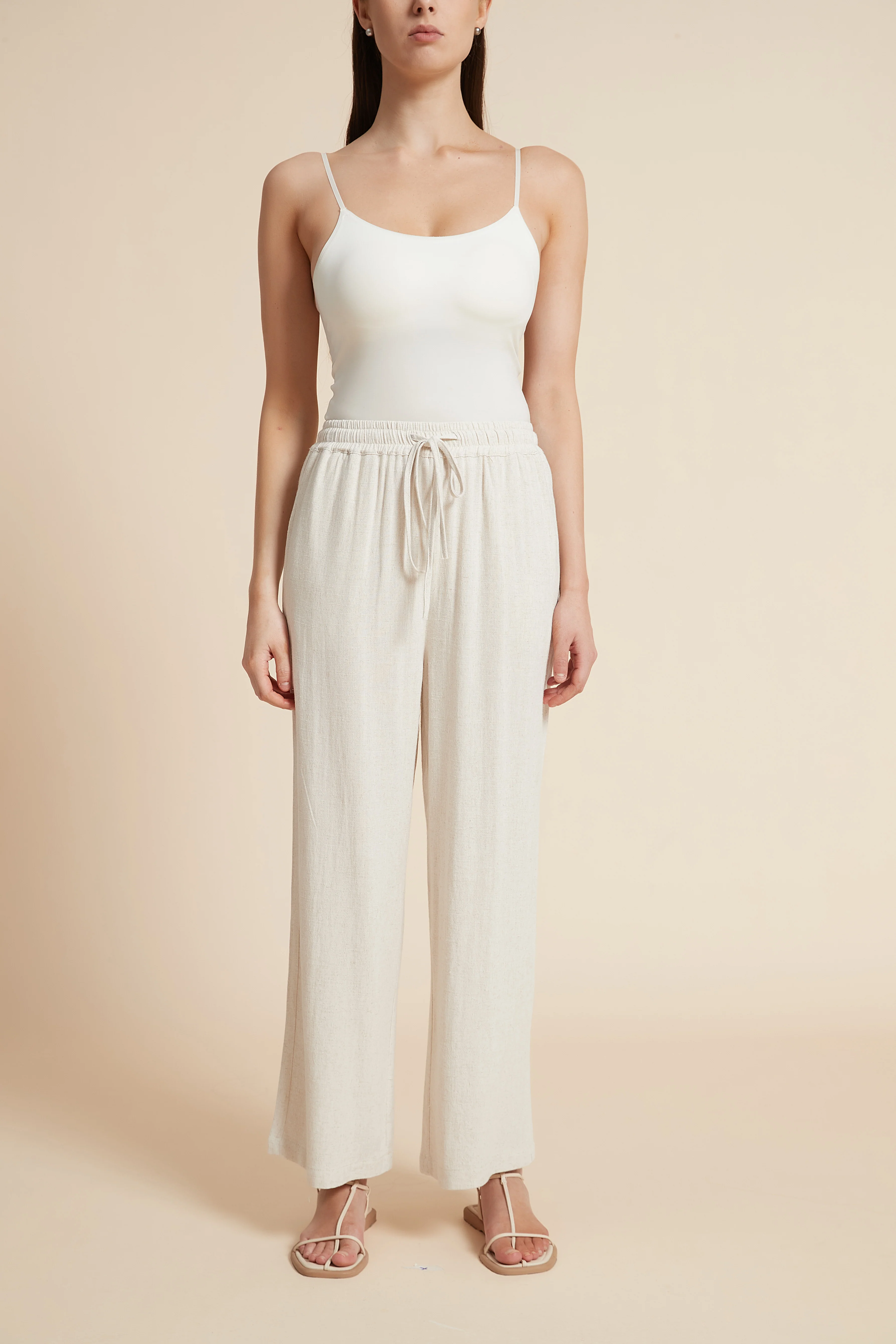 Wide-Leg Drawstring Pants - Image 20