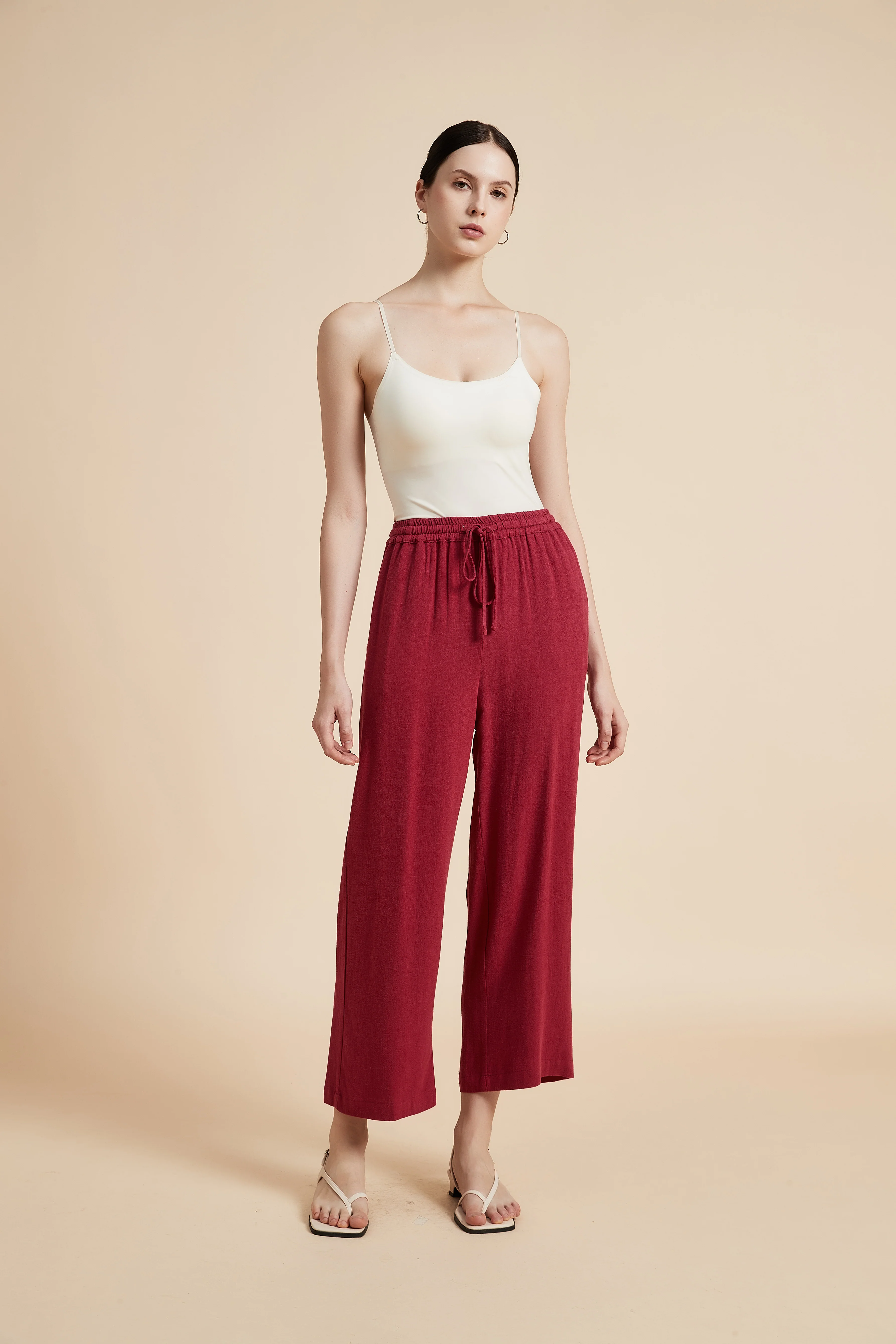 Wide-Leg Drawstring Pants - Image 29