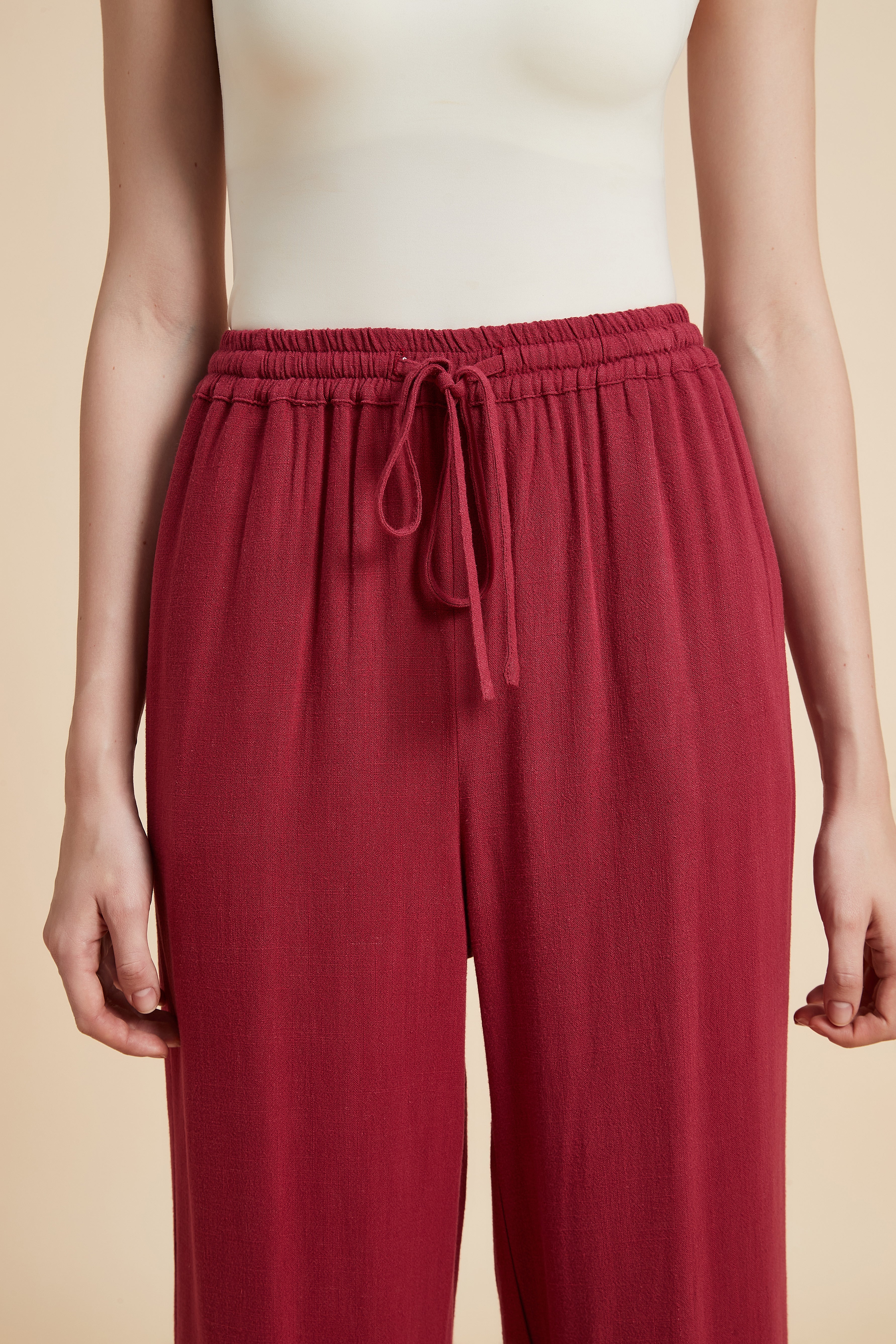 Wide-Leg Drawstring Pants - Image 32