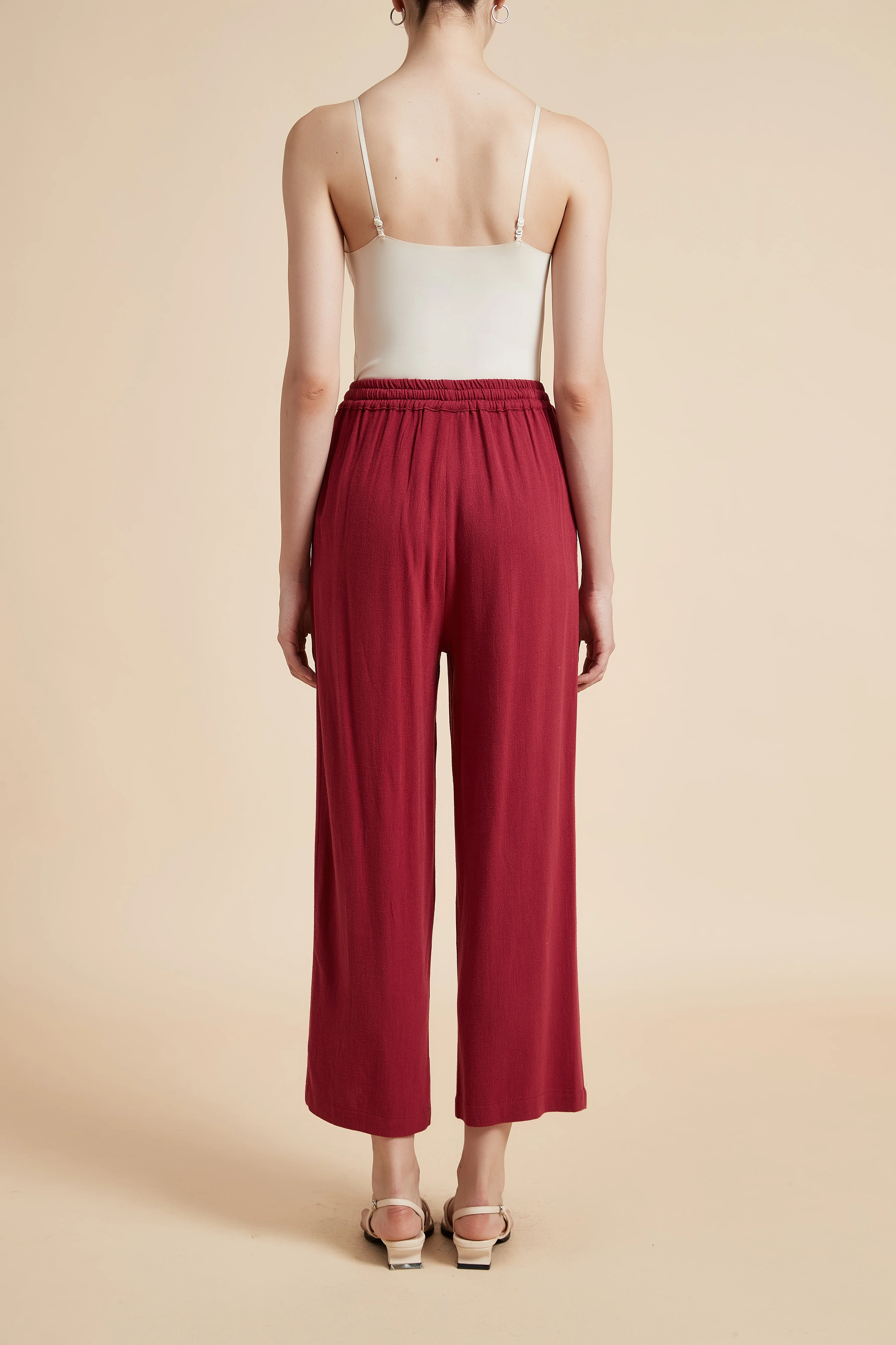 Wide-Leg Drawstring Pants - Image 33