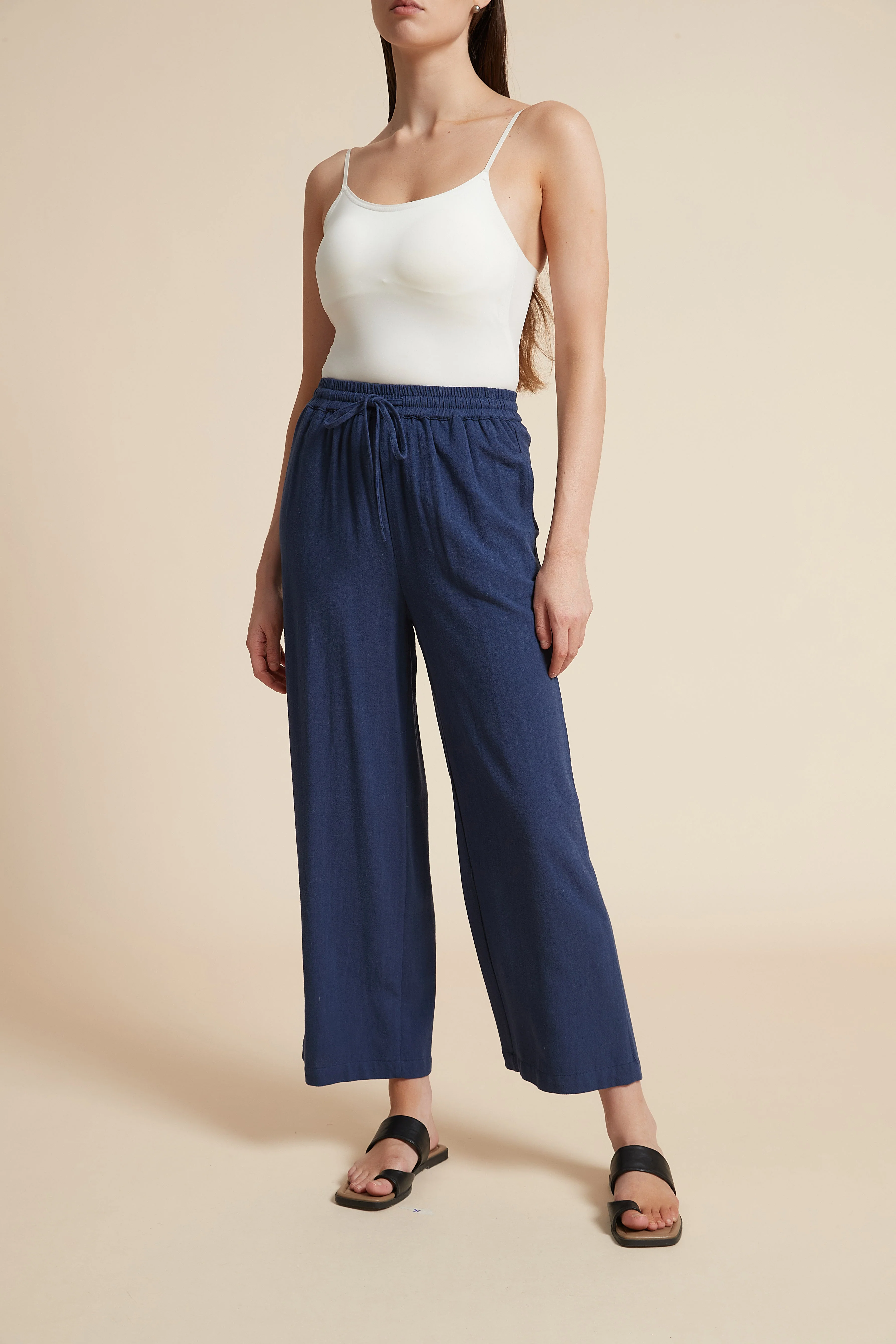 Wide-Leg Drawstring Pants - Image 6