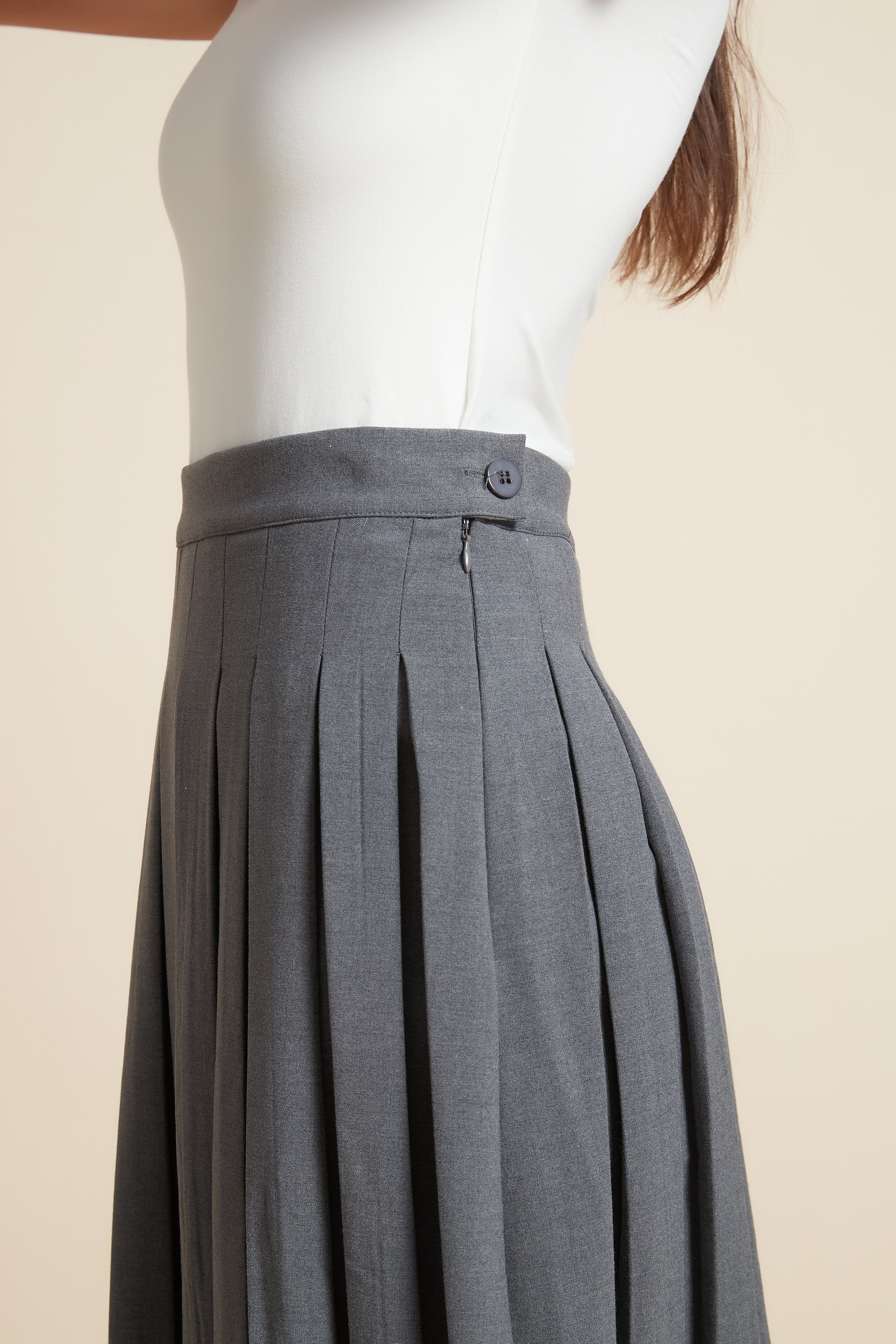 Pleated Mini Skirt - Image 5