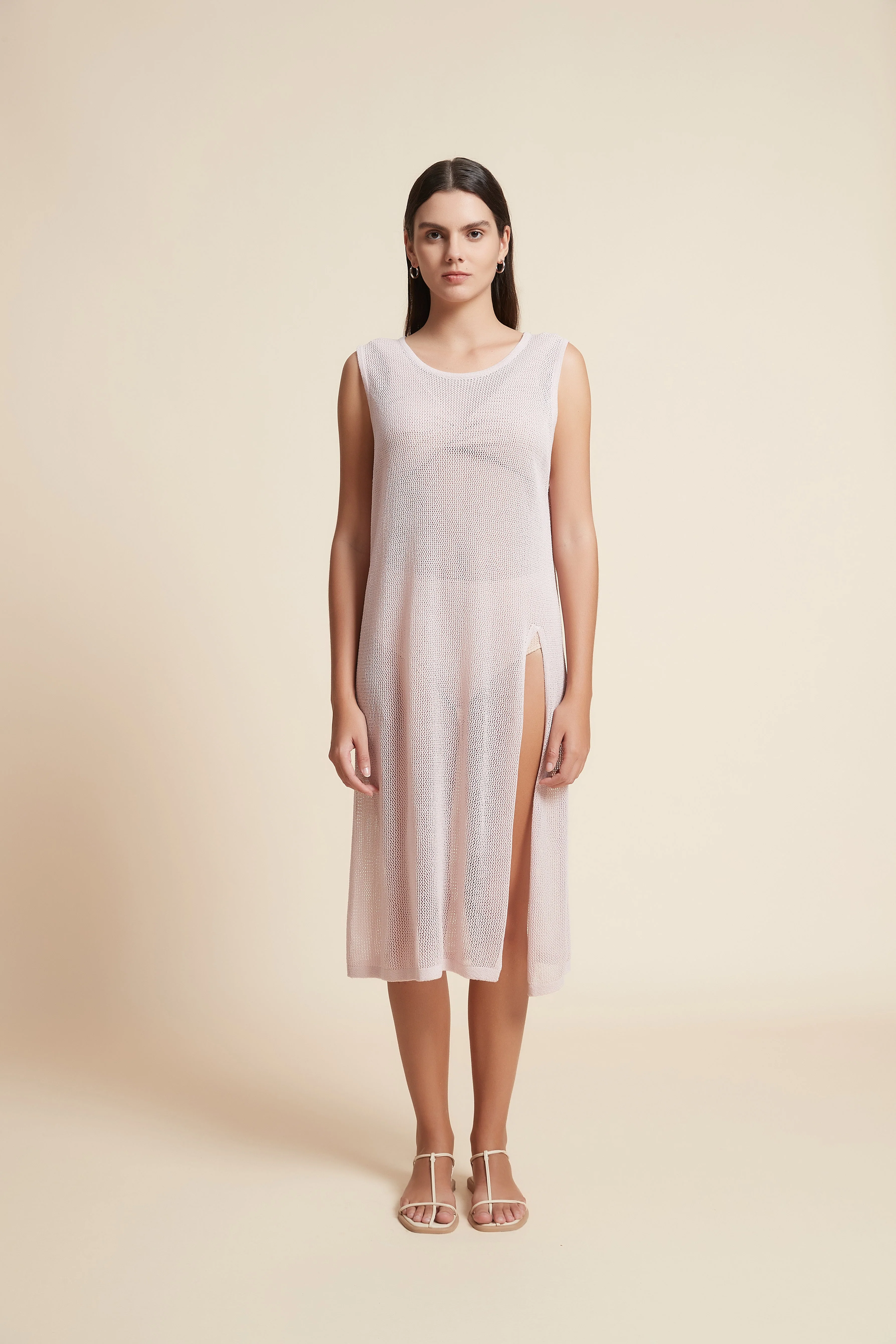 Sleeveless Cutout Side Dress - Image 2