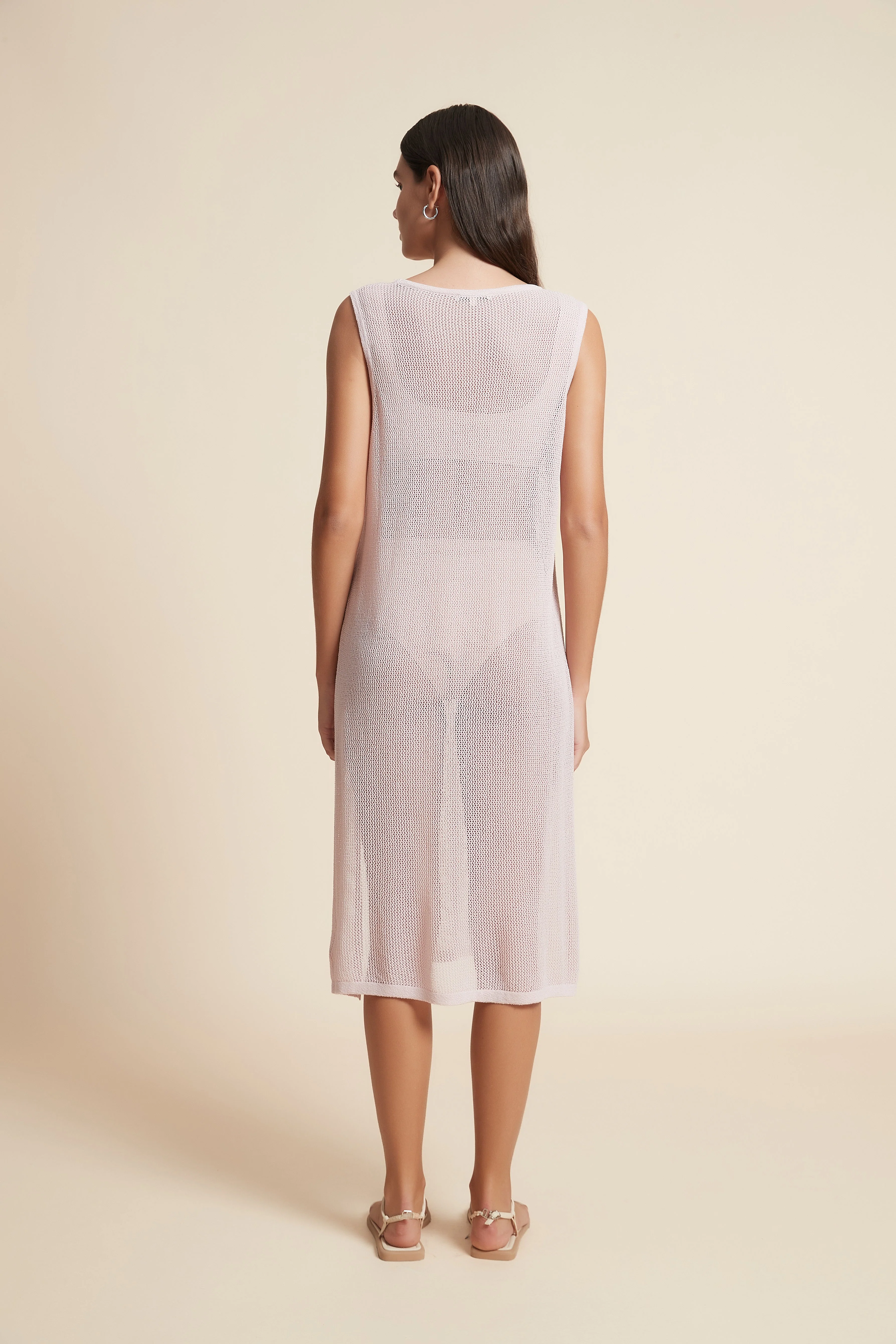 Sleeveless Cutout Side Dress - Image 3