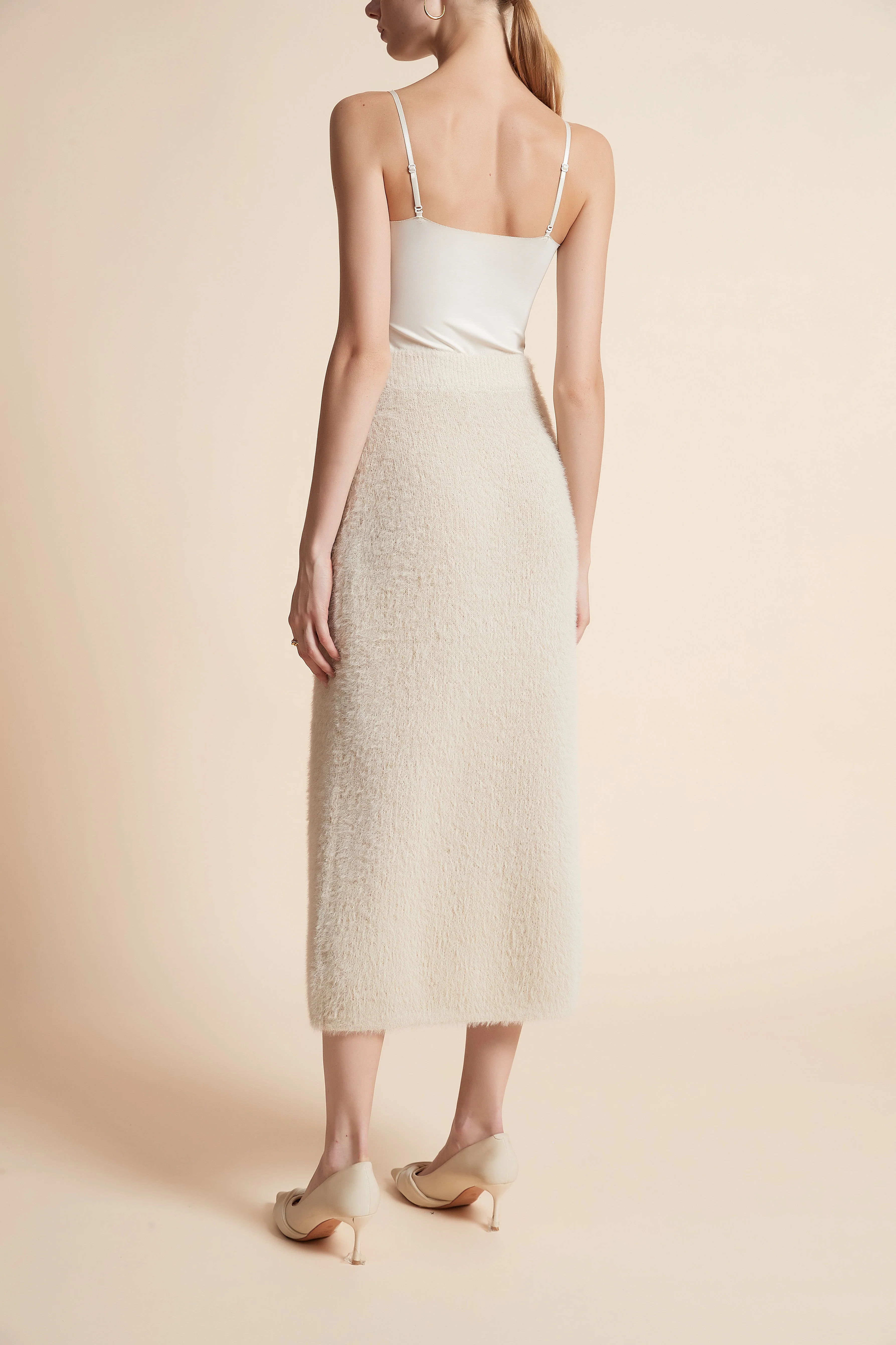 Fur Midi Skirt - Image 3