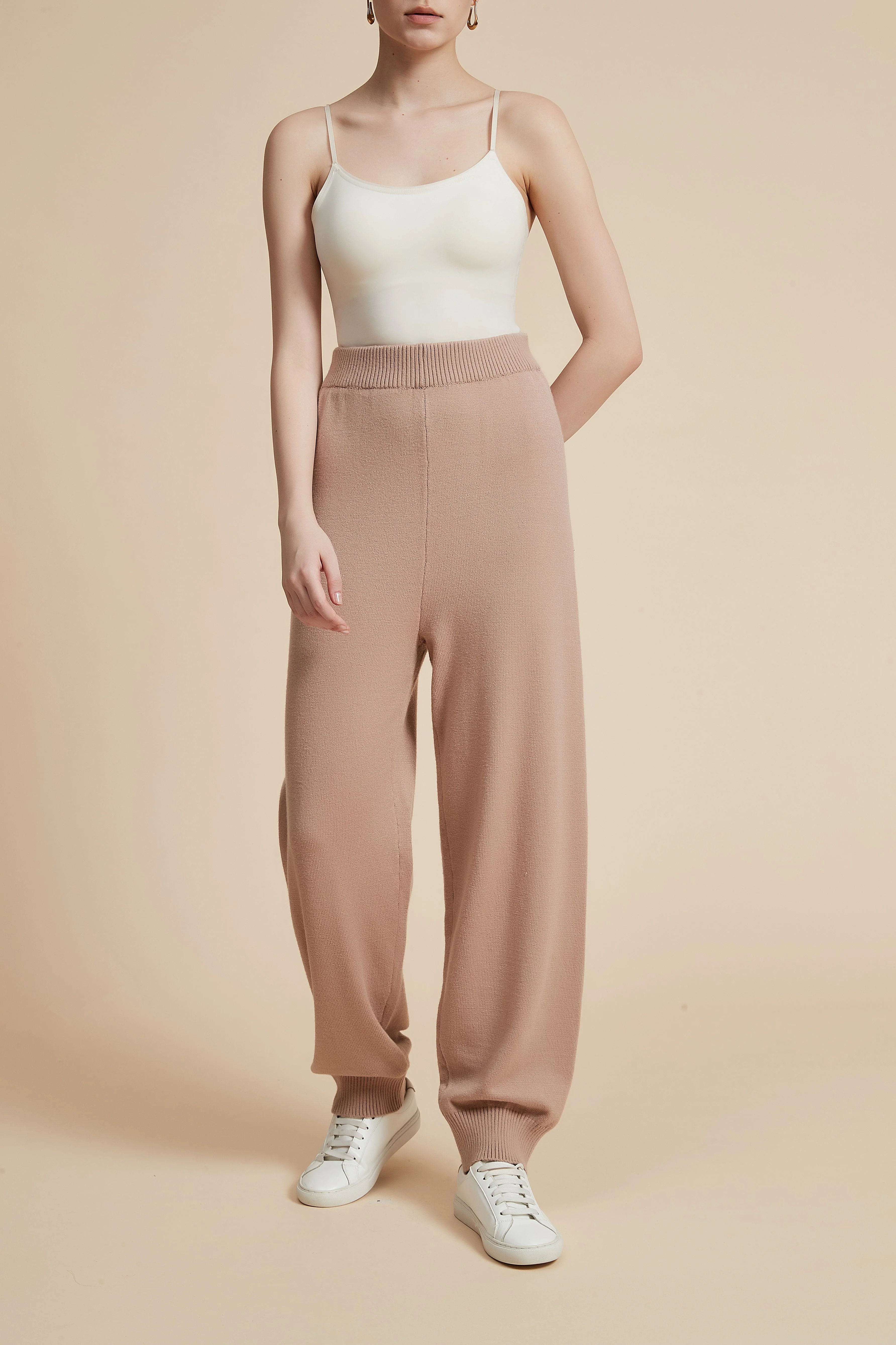 Wide Leg Solid Pants - Image 2