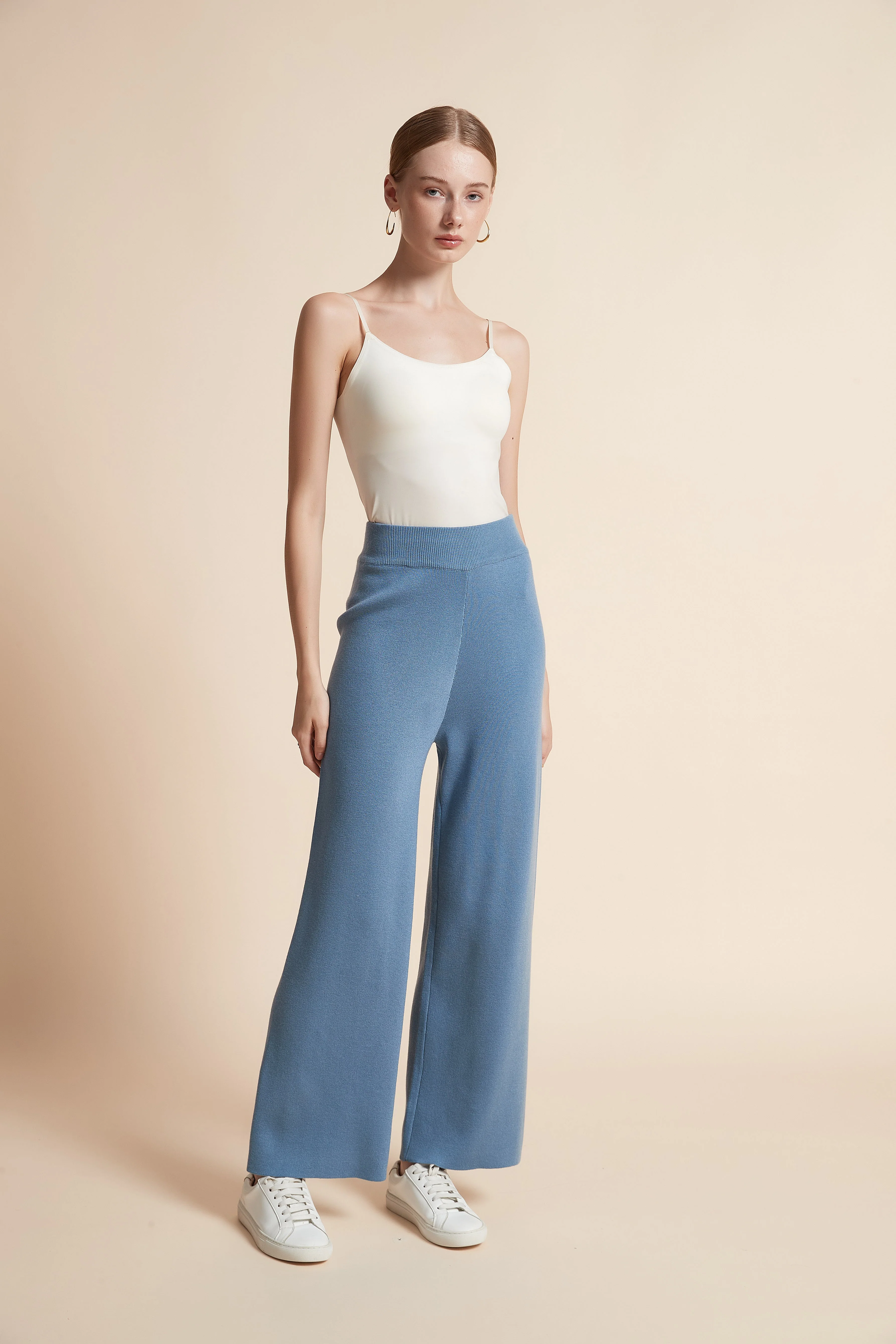 Solid Wide-Leg Pants - Image 6