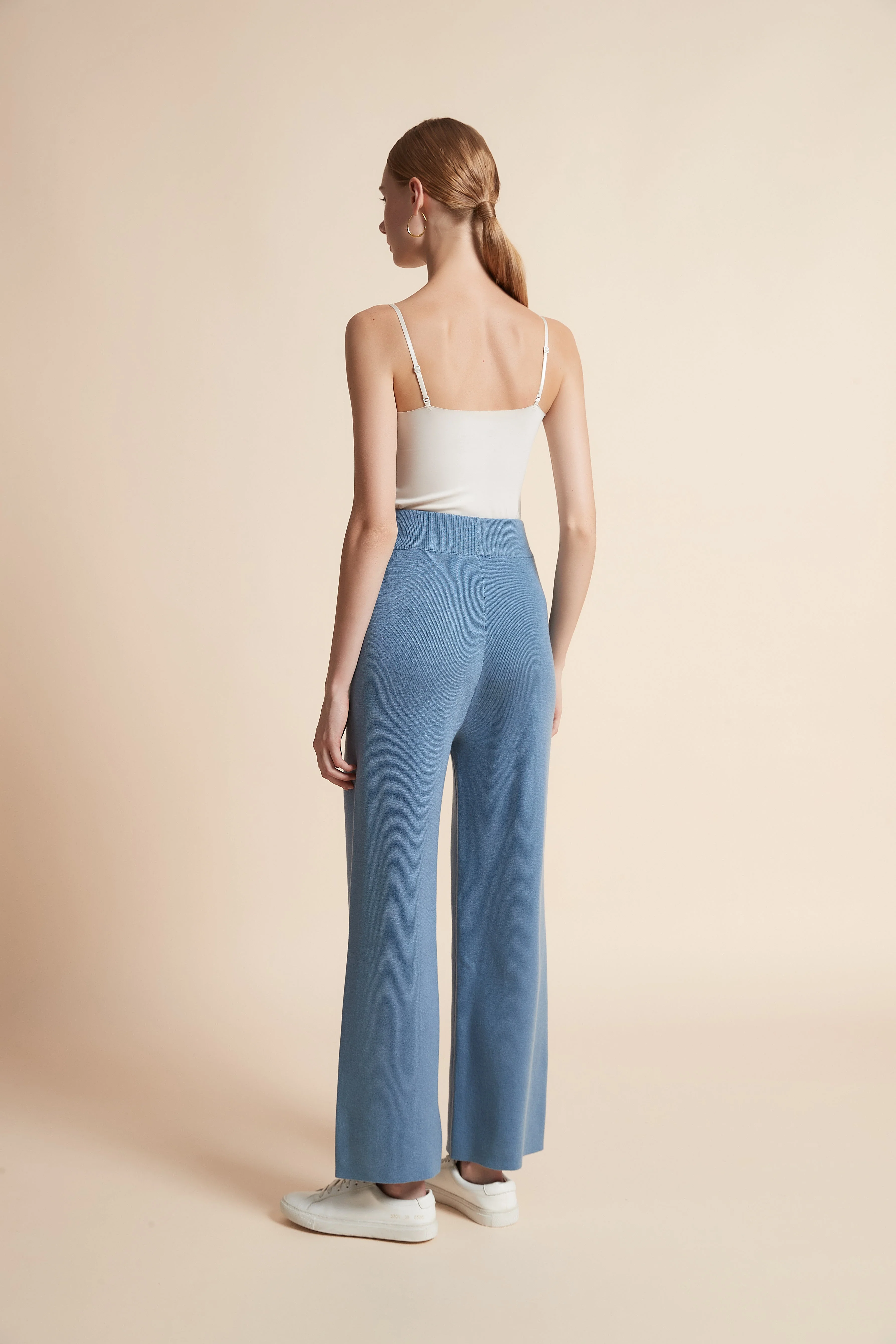 Solid Wide-Leg Pants - Image 8