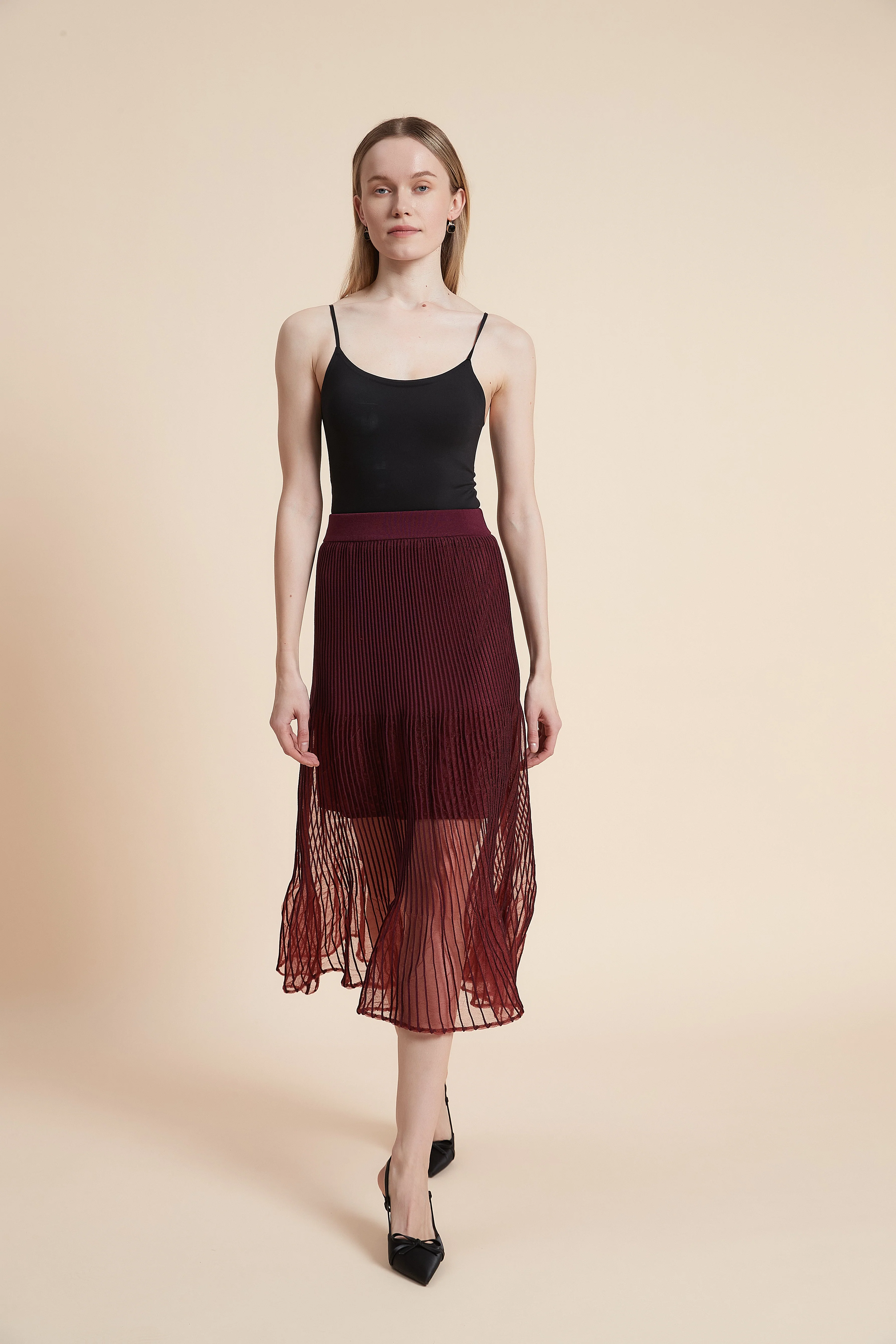 Ribbed Midi Skirt - Image 7