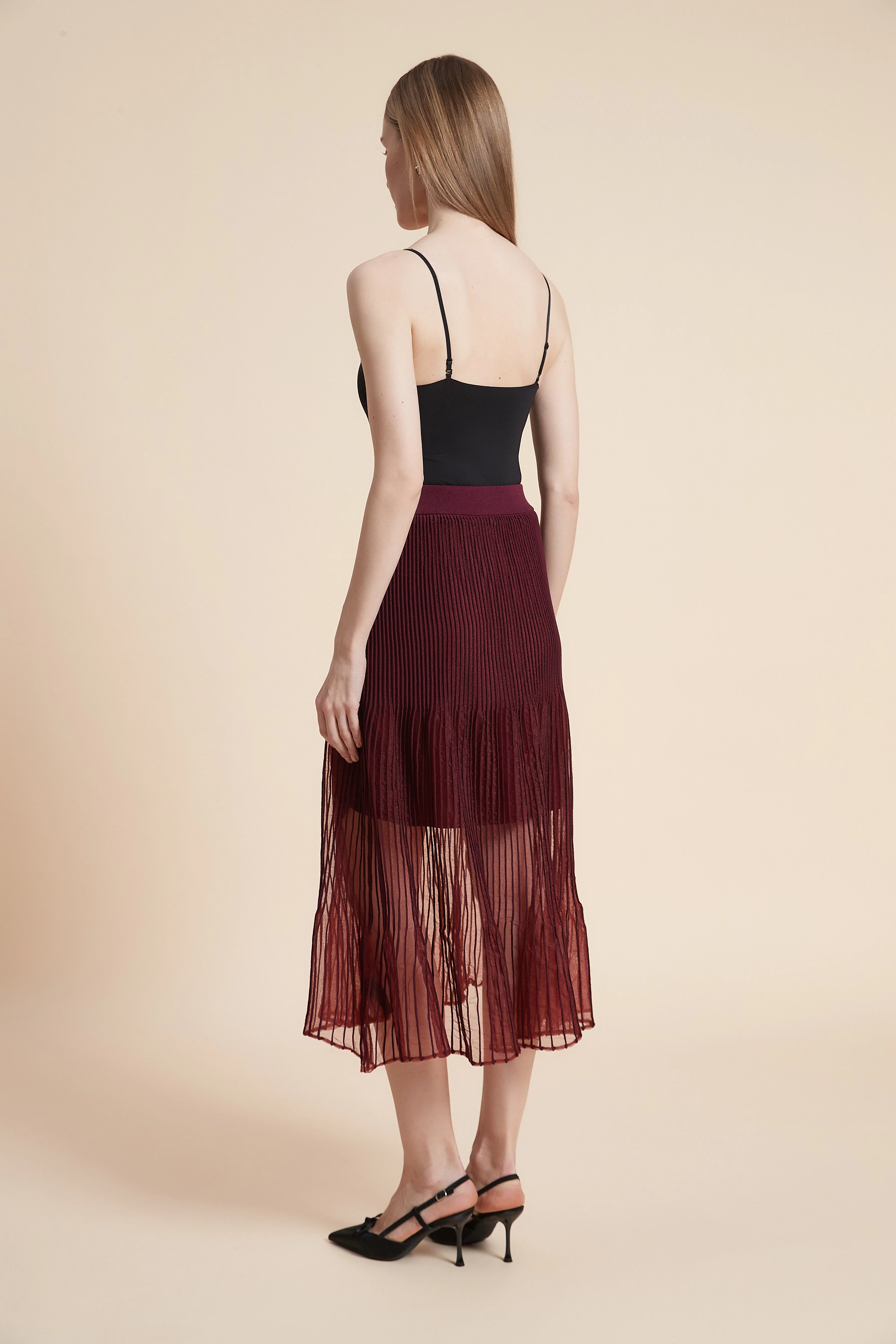 Ribbed Midi Skirt - Image 8
