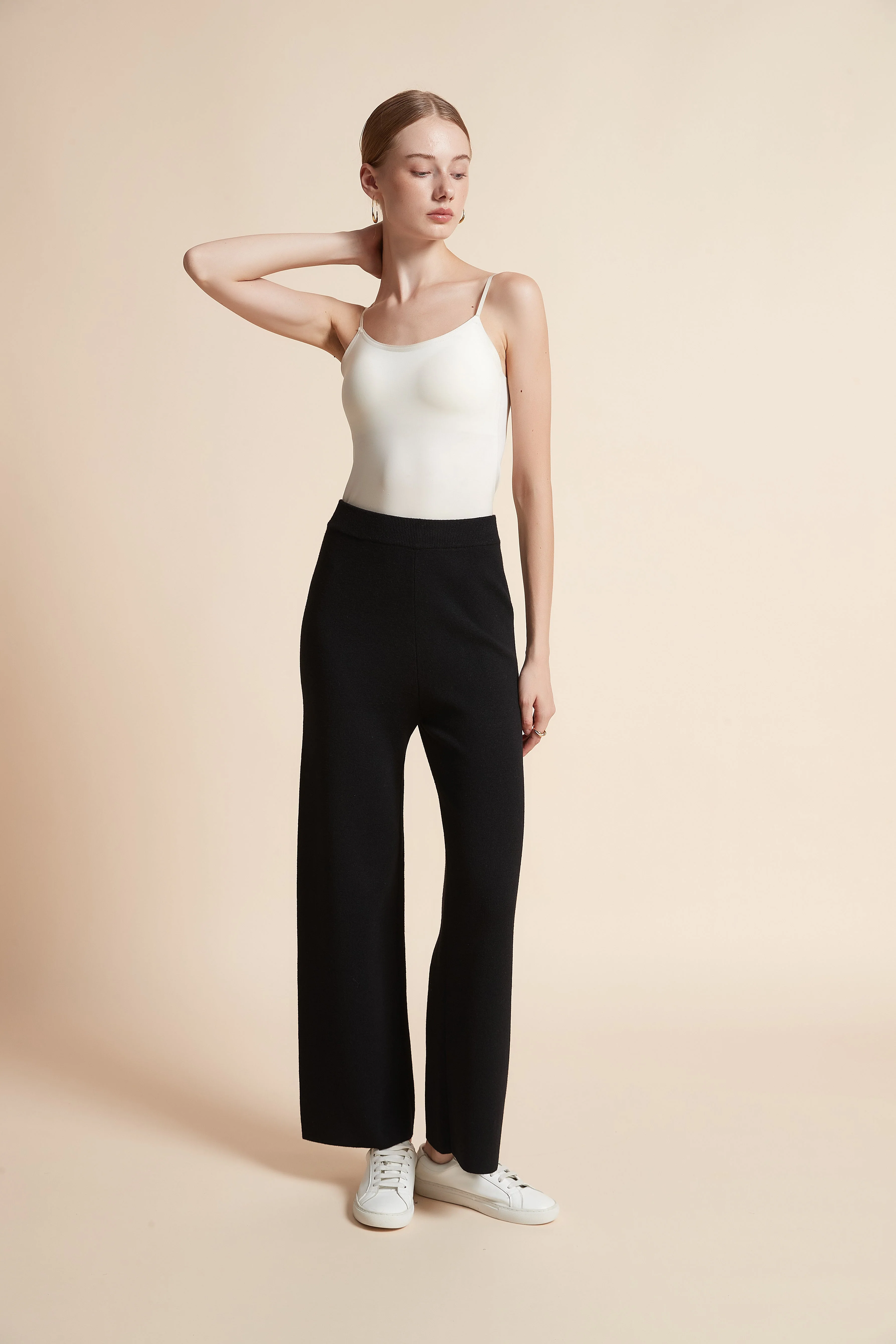 Solid Wide-Leg Pants - Image 6