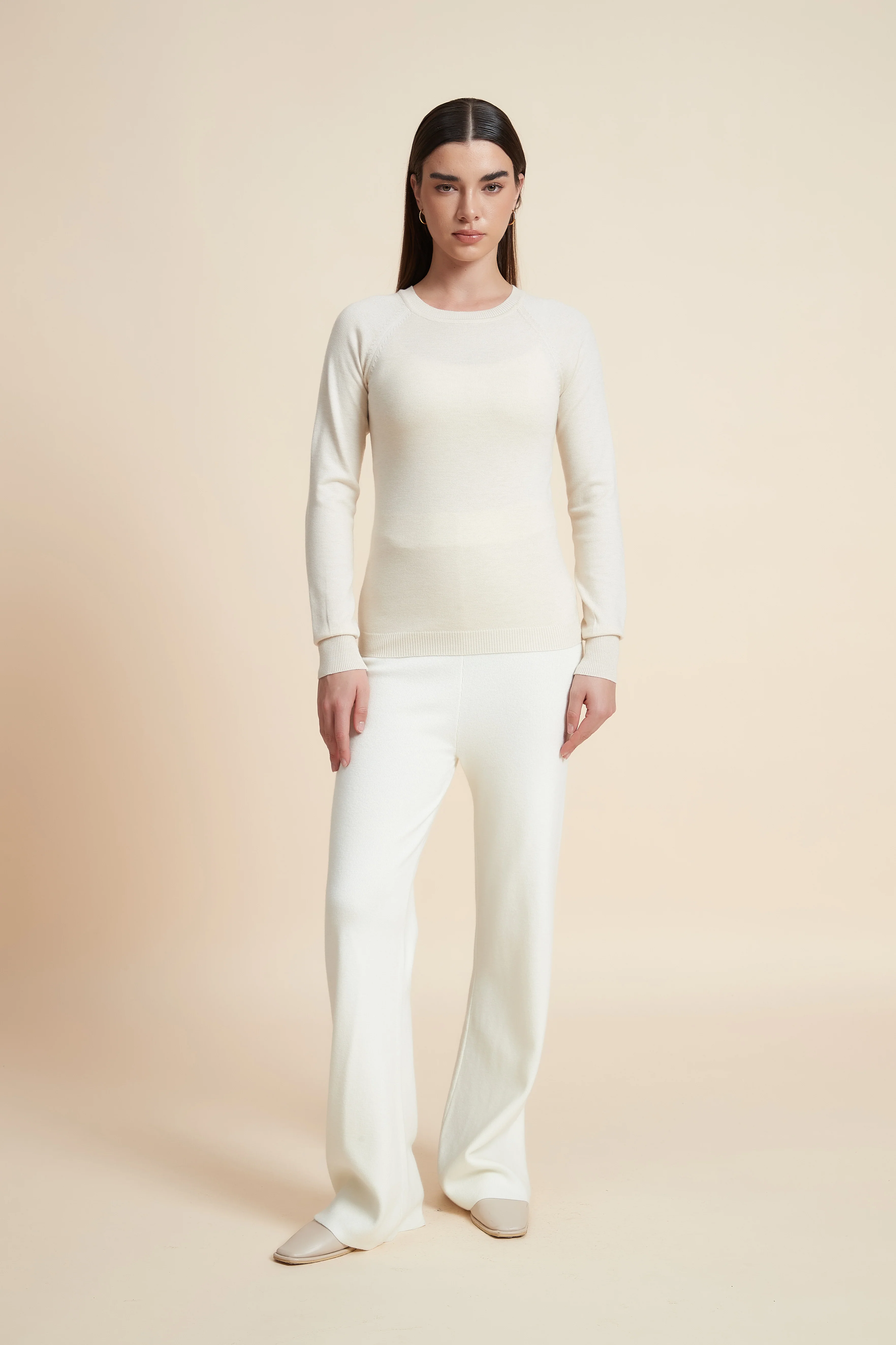 Solid Long Sleeve Blouse - Image 5