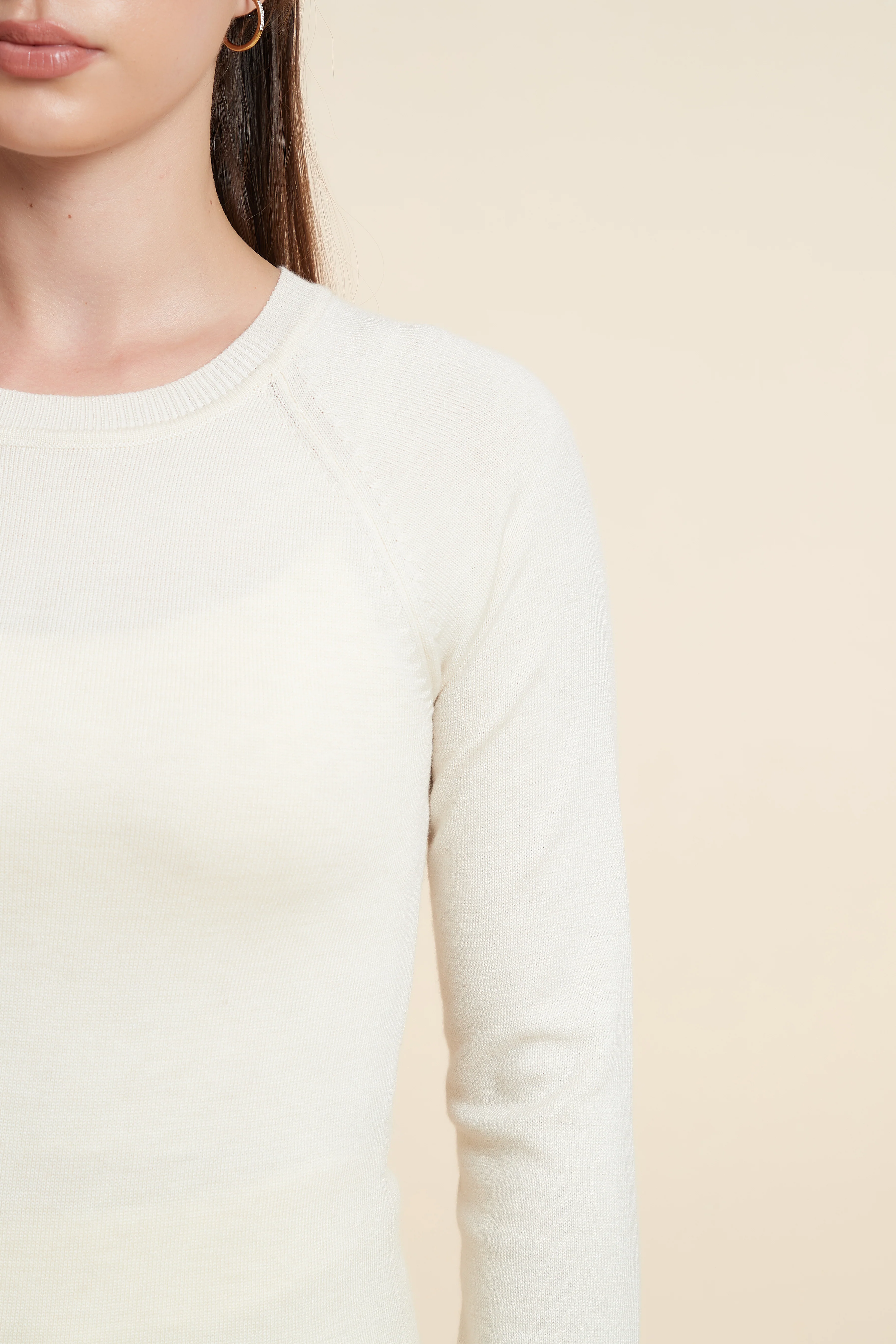 Solid Long Sleeve Blouse - Image 6