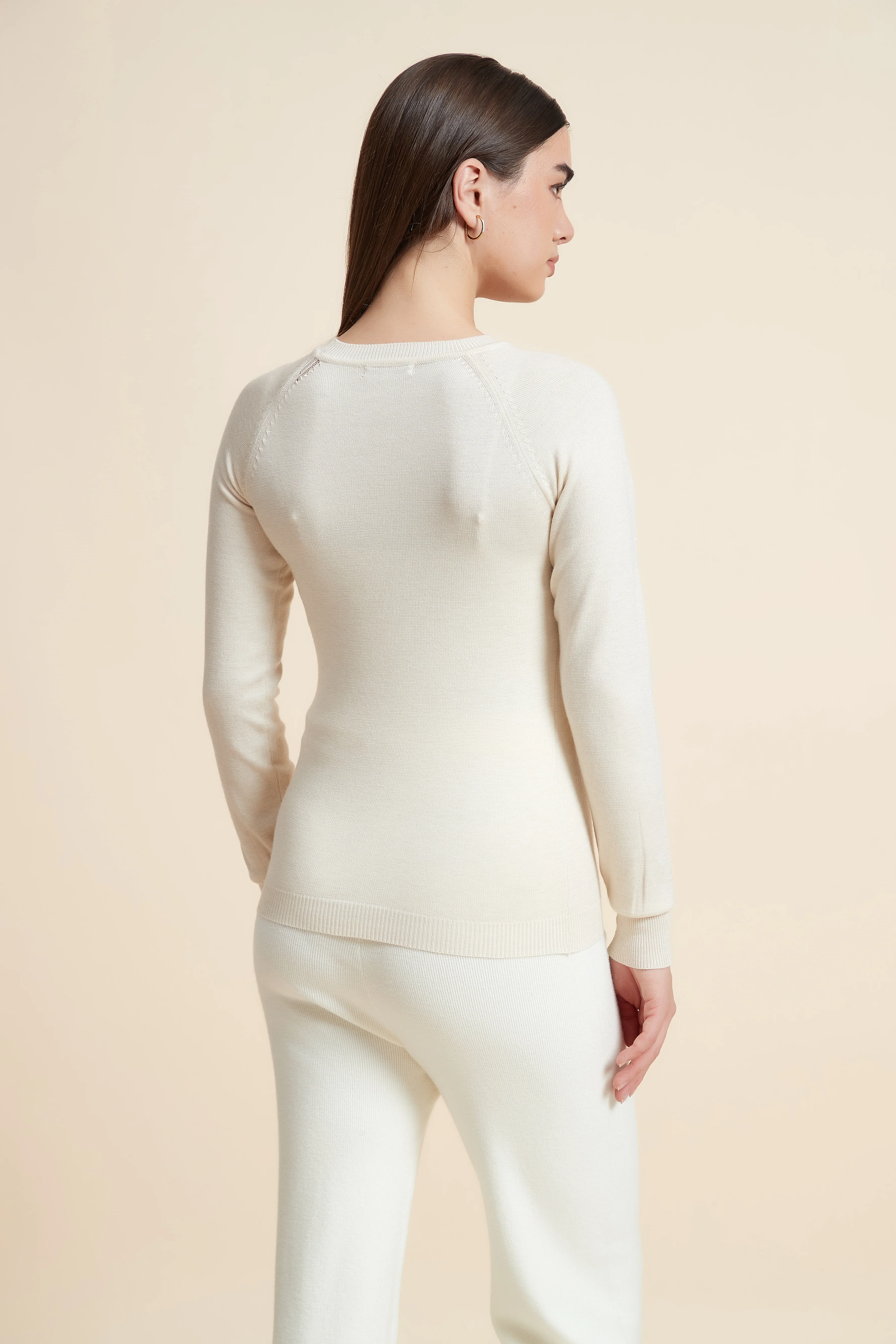 Solid Long Sleeve Blouse - Image 7