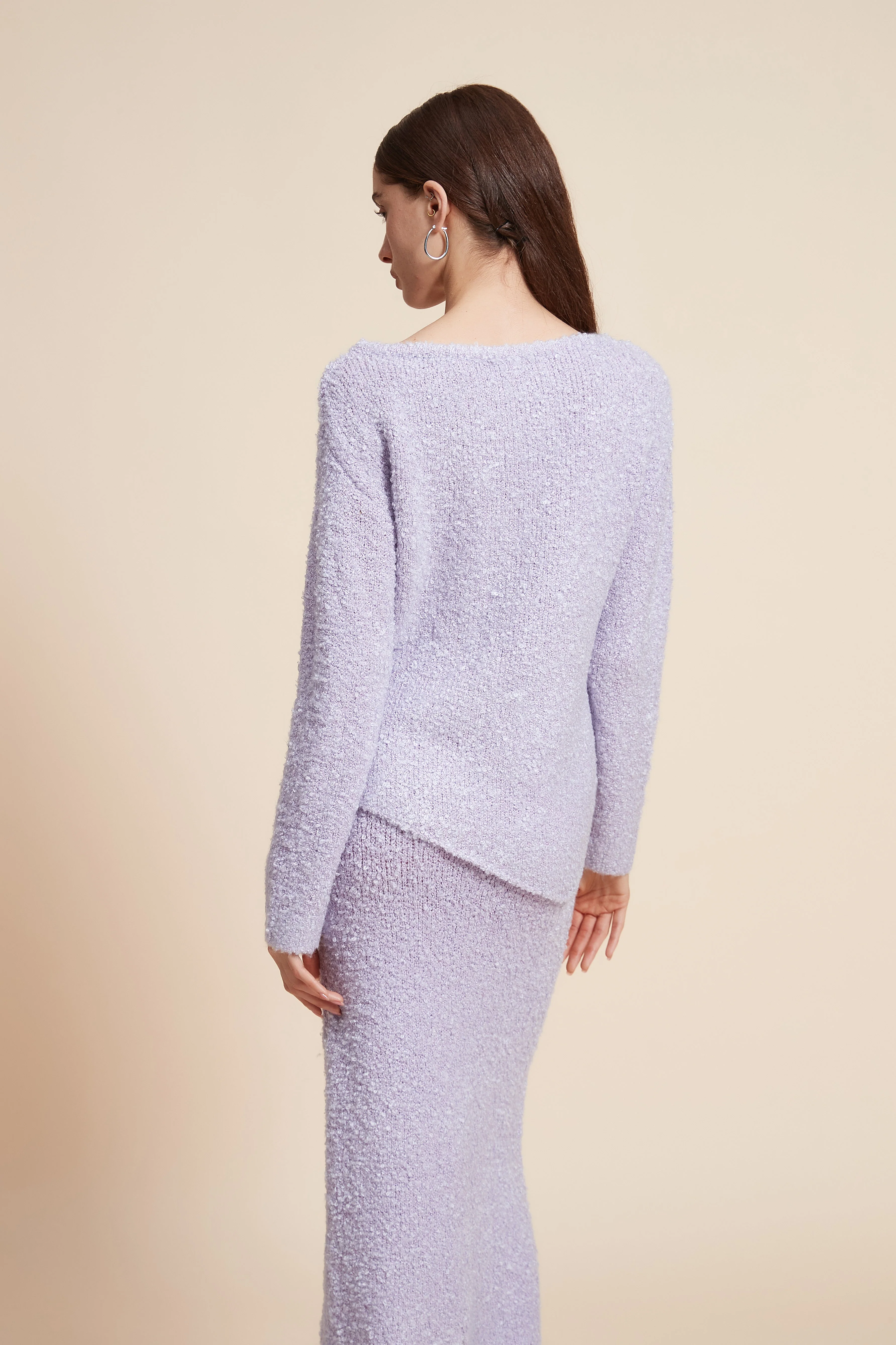 Plain Long Sleeve Sweater - Image 6