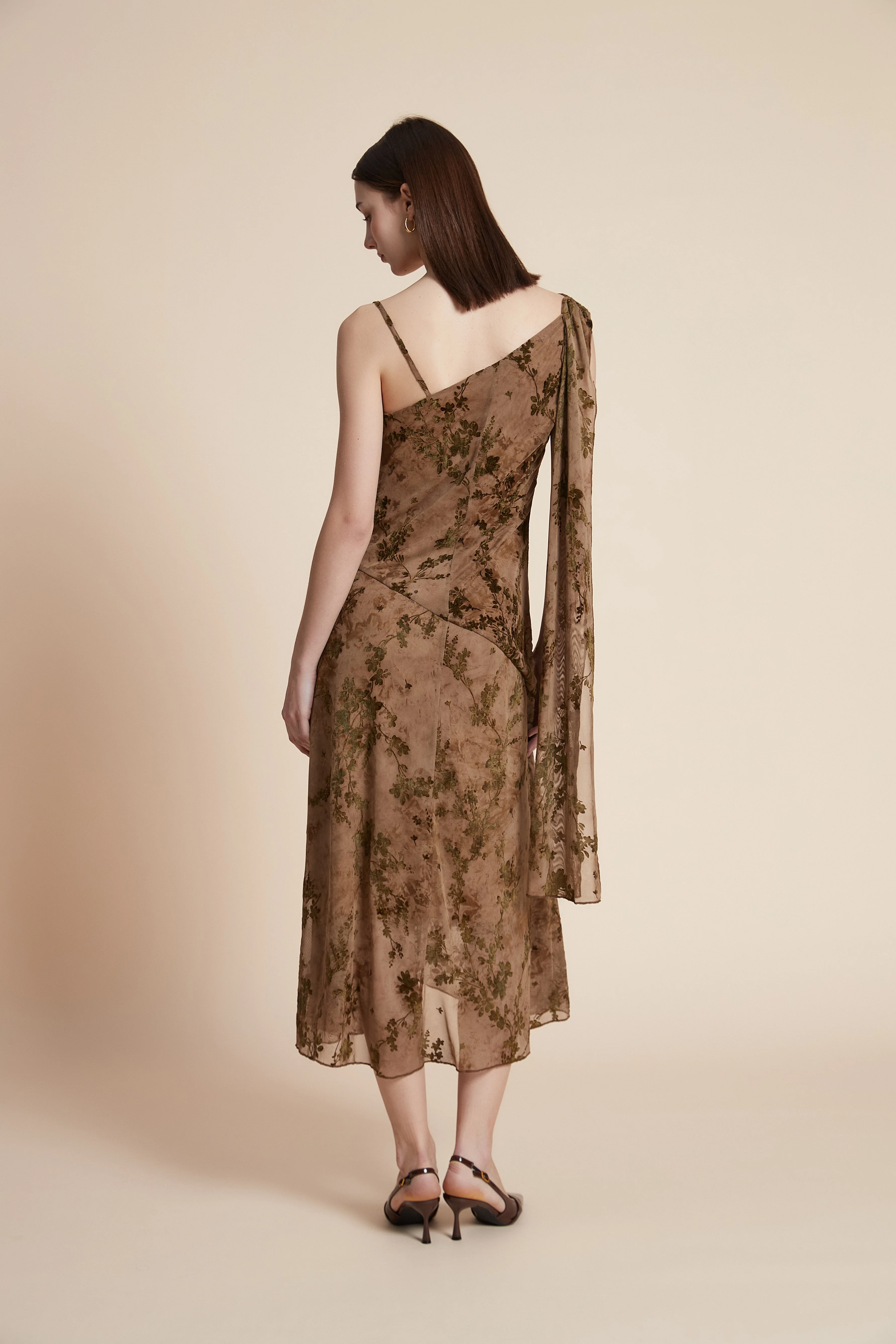 Floral strapless midi dress - Image 5